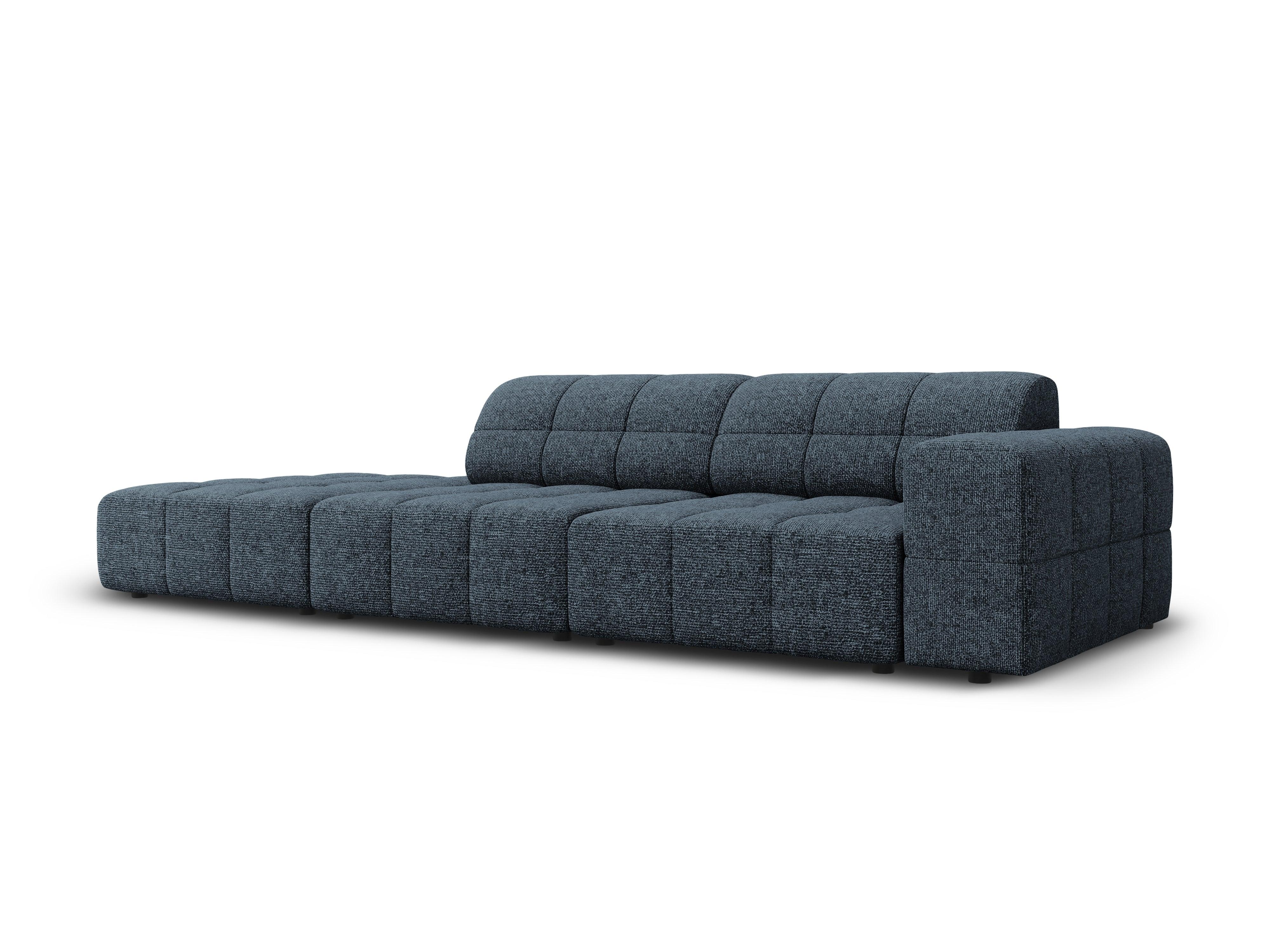 Sofa lewostronna 3-osobowa CHICAGO niebieski szenil - Image 10