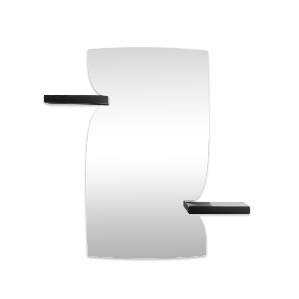 Lustro ścienne z półką MORPHED drewno jesionowe - Image 3