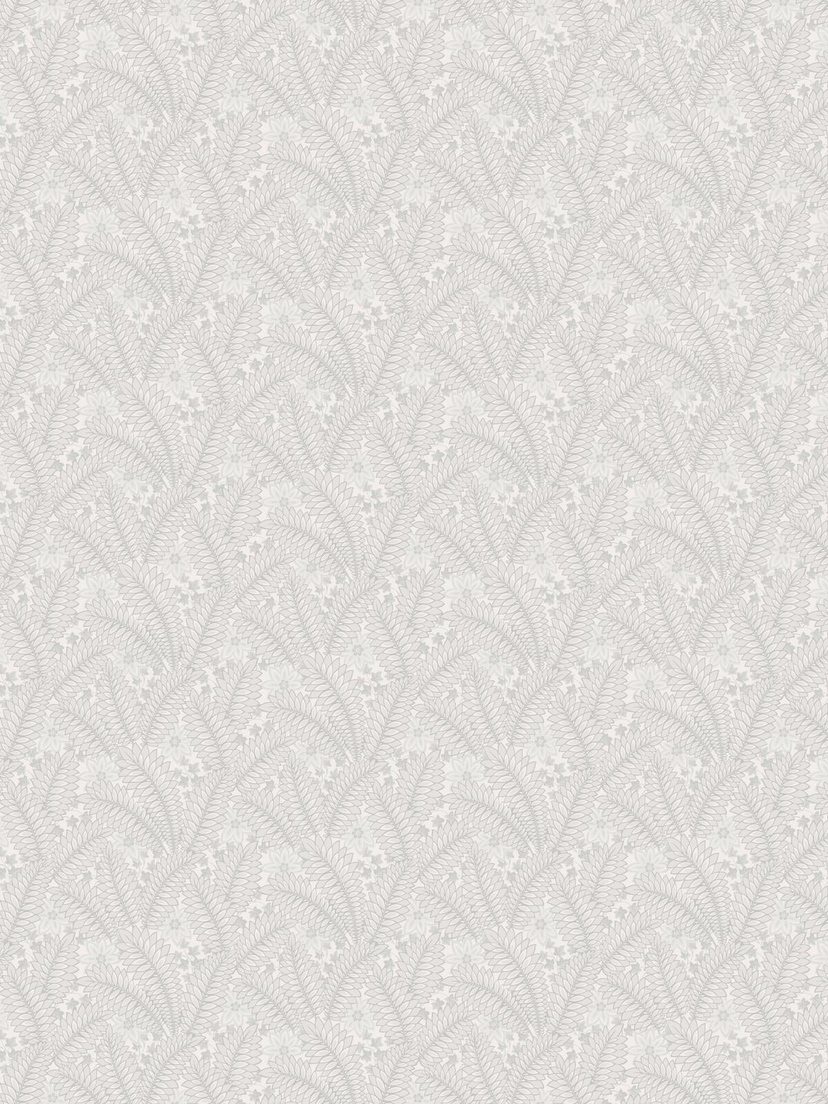 Tapeta z motywem roślinnym liści HIDDEN IVY biały z szarym - Image 3
