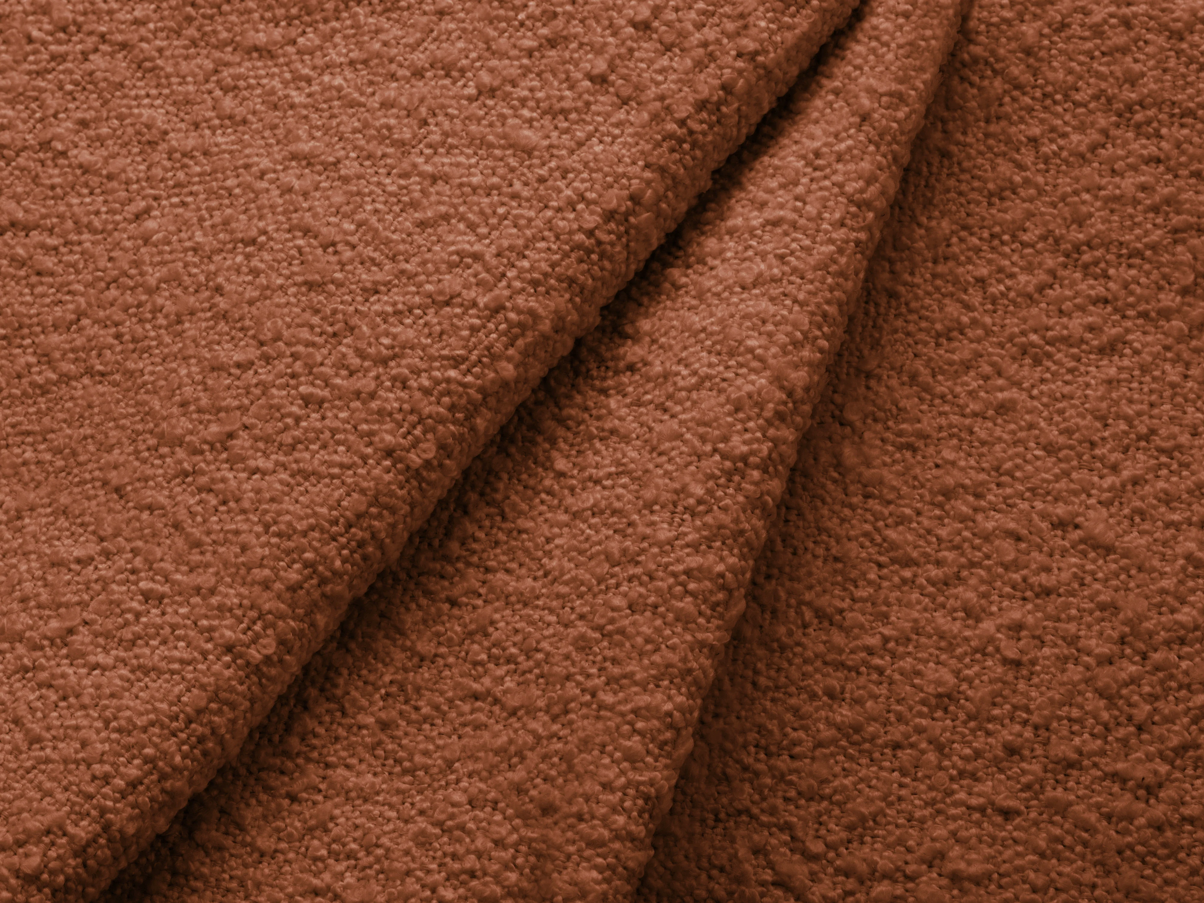 Narożnik lewostronny 2-osobowy KATE terracotta boucle - Image 4