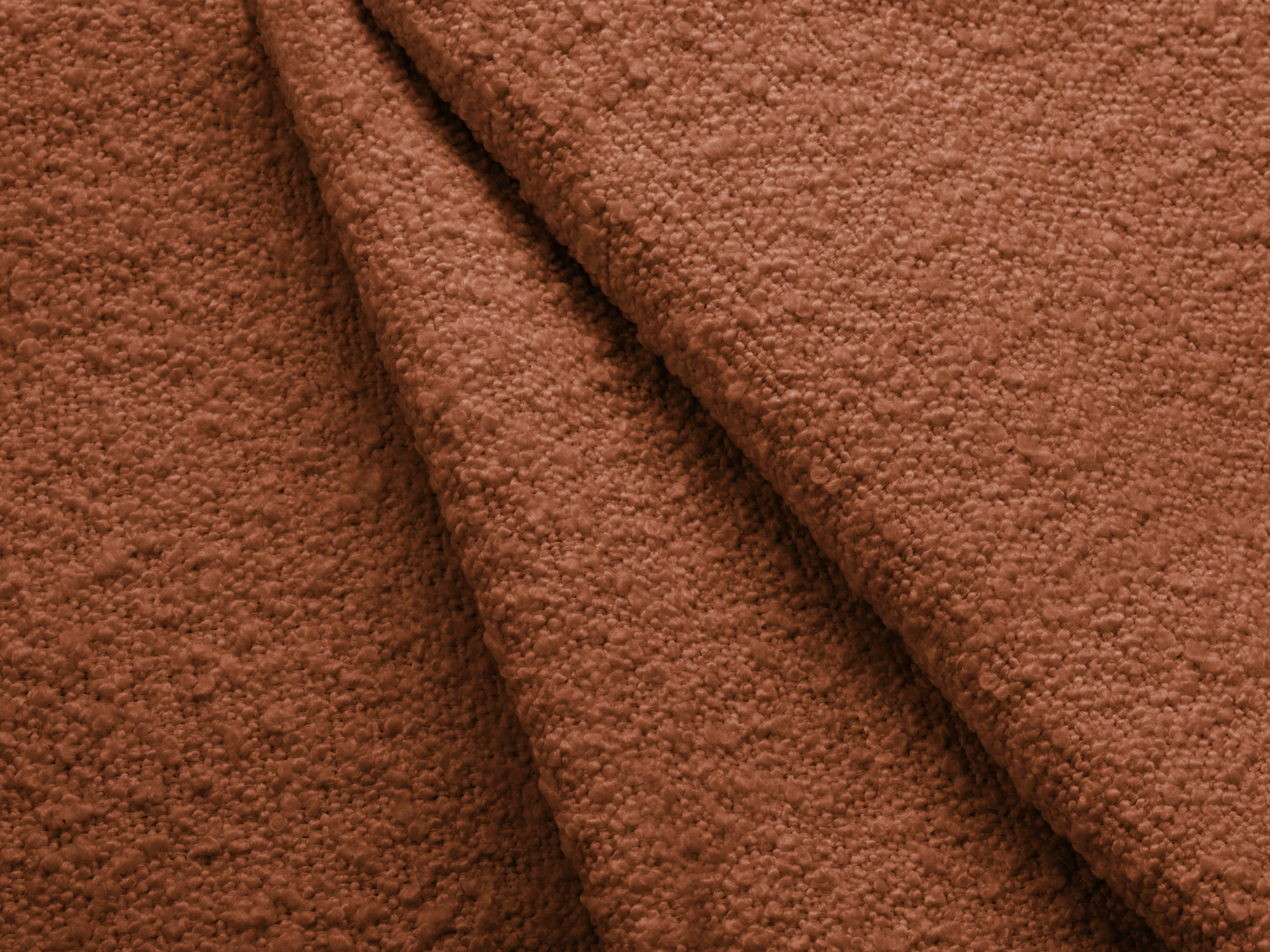 Narożnik prawostronny 2-osobowy KATE terracotta boucle - Image 4
