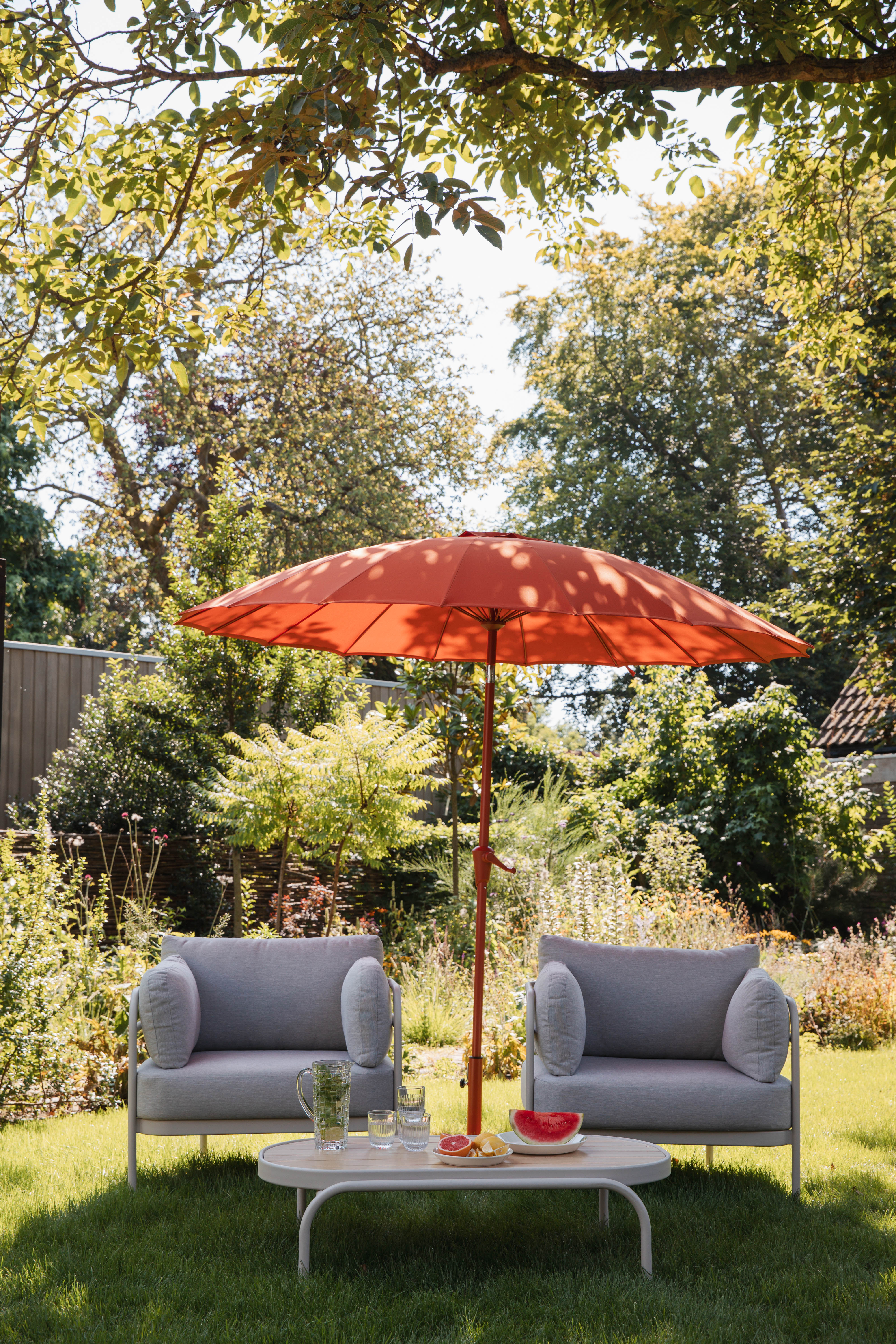Parasol z podstawą SUNSHINE czerwony - Image 2