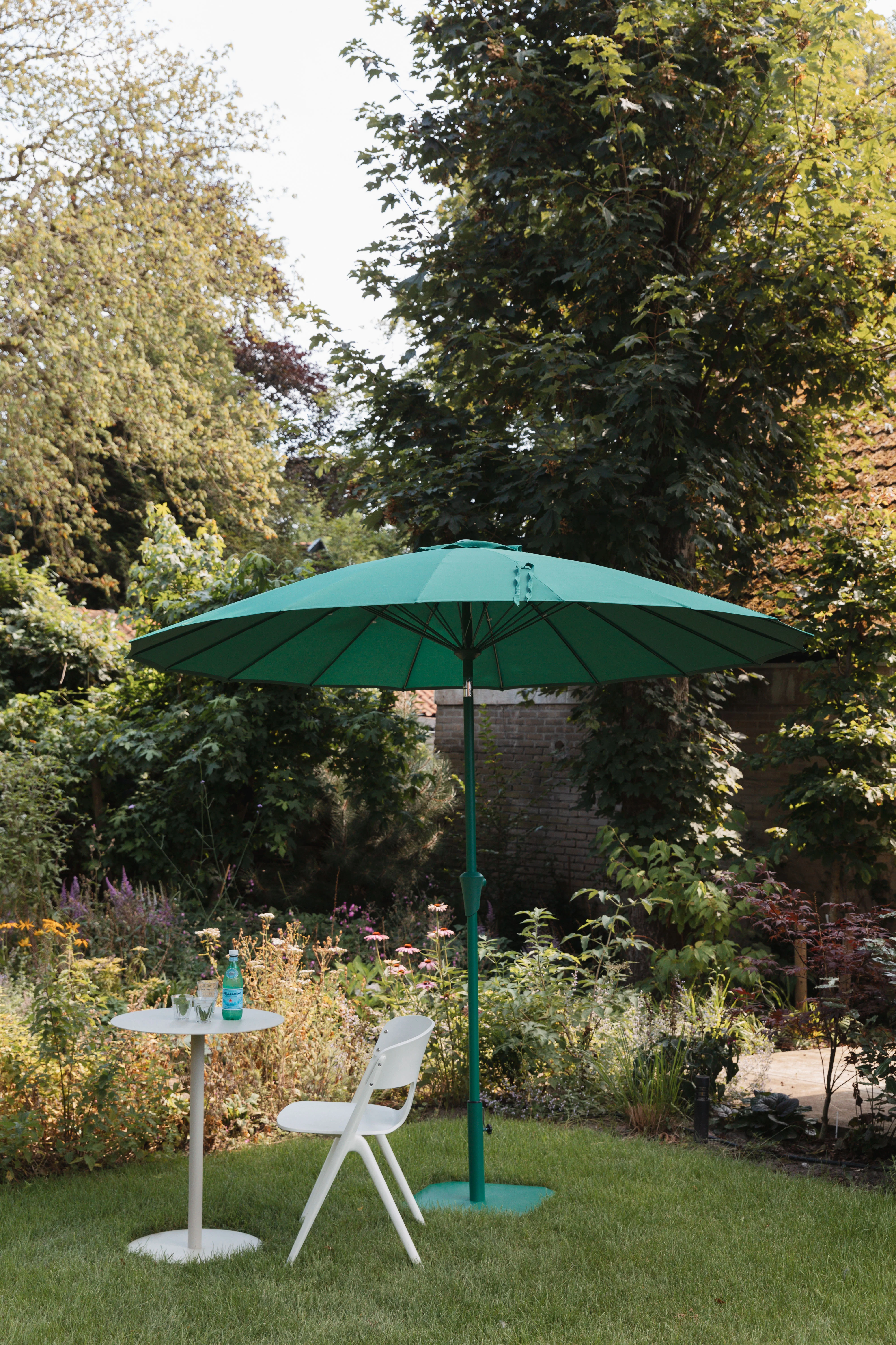 Parasol z podstawą SUNSHINE zielony - Image 2