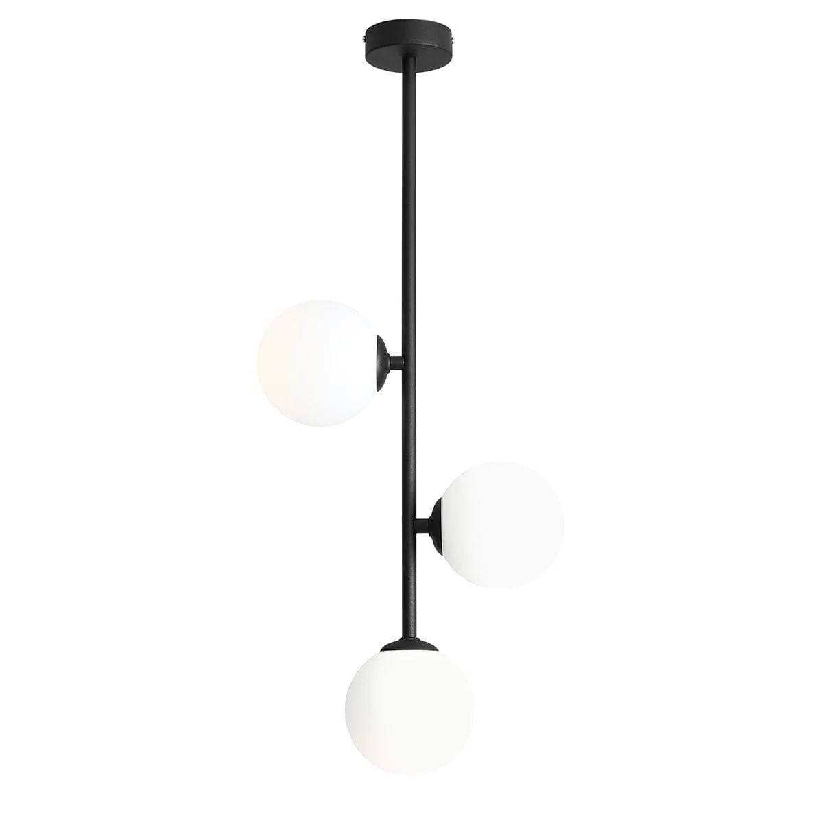 Lampa sufitowa trzypunktowa LIBRA czarny