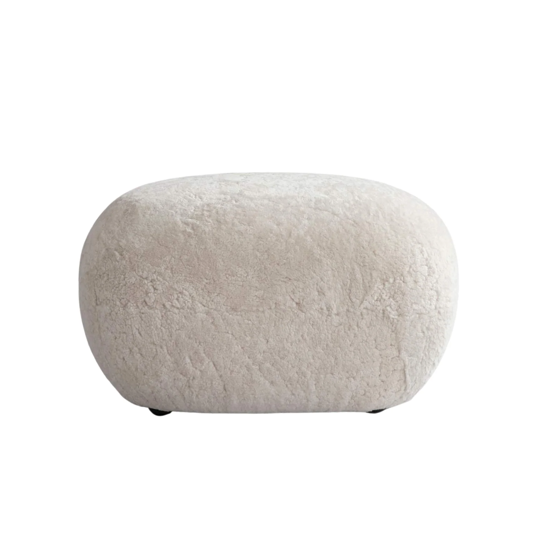 Podnóżek w tkanine Sheepskin TOE biały