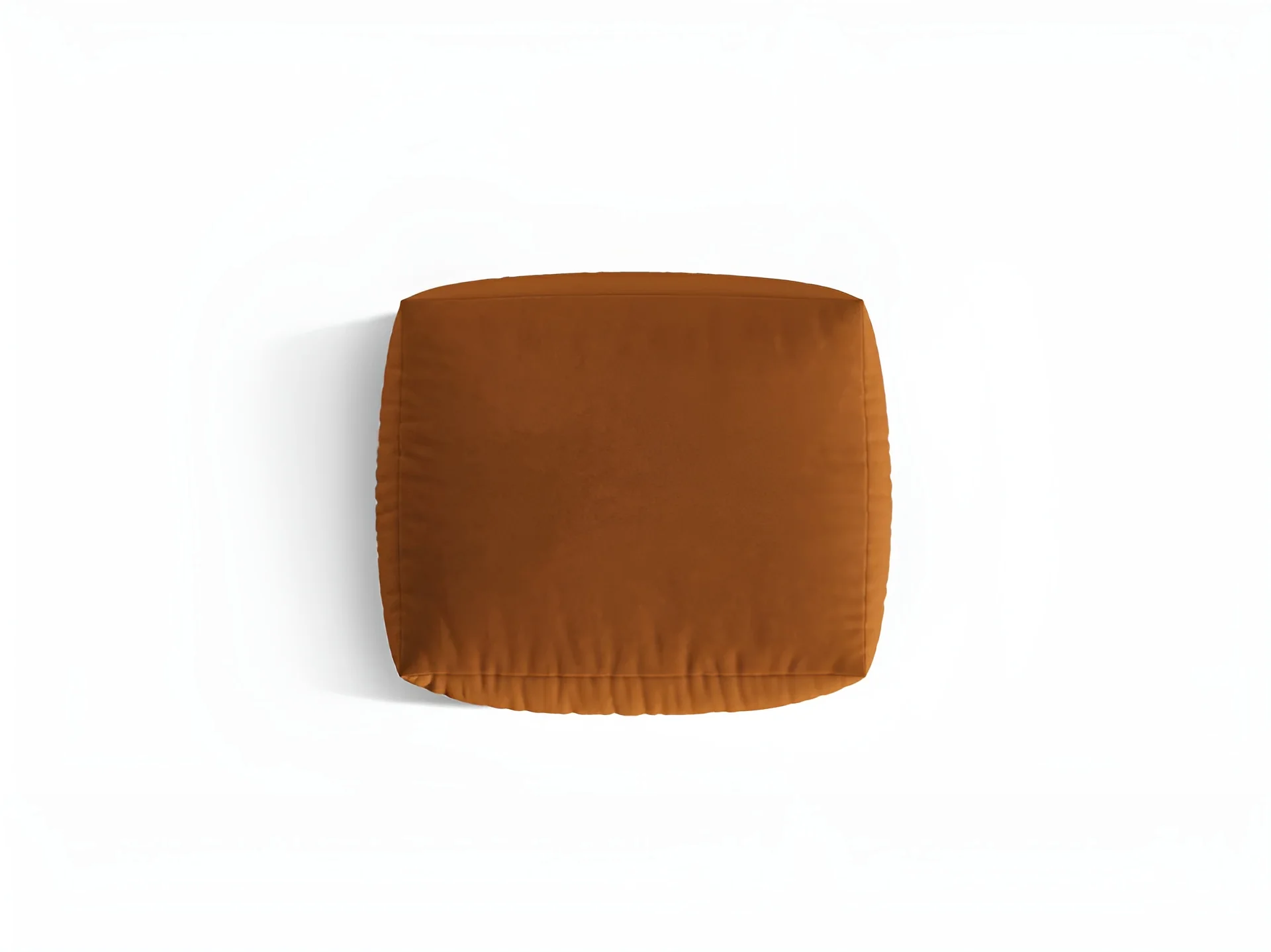 Puf aksamitny CHRIS terracotta - Image 3
