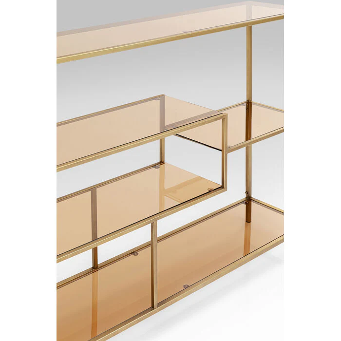 Konsola z półkami LOFT złoty - Image 4