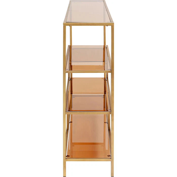 Konsola z półkami LOFT złoty - Image 6
