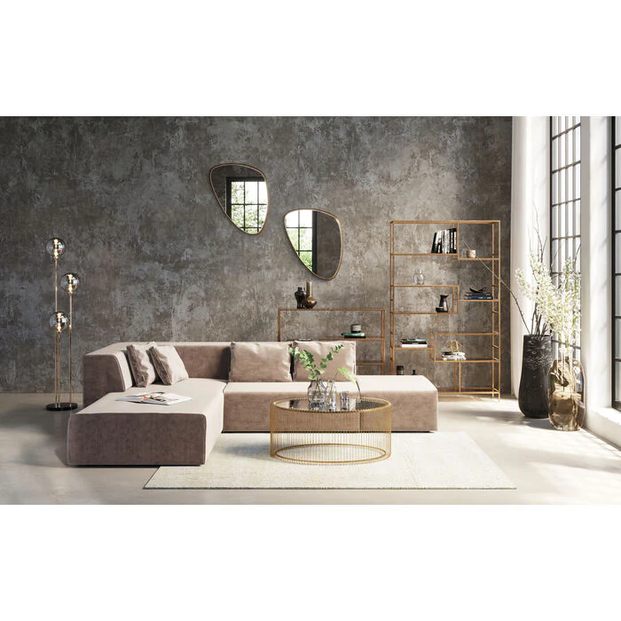 Konsola z półkami LOFT złoty - Image 7