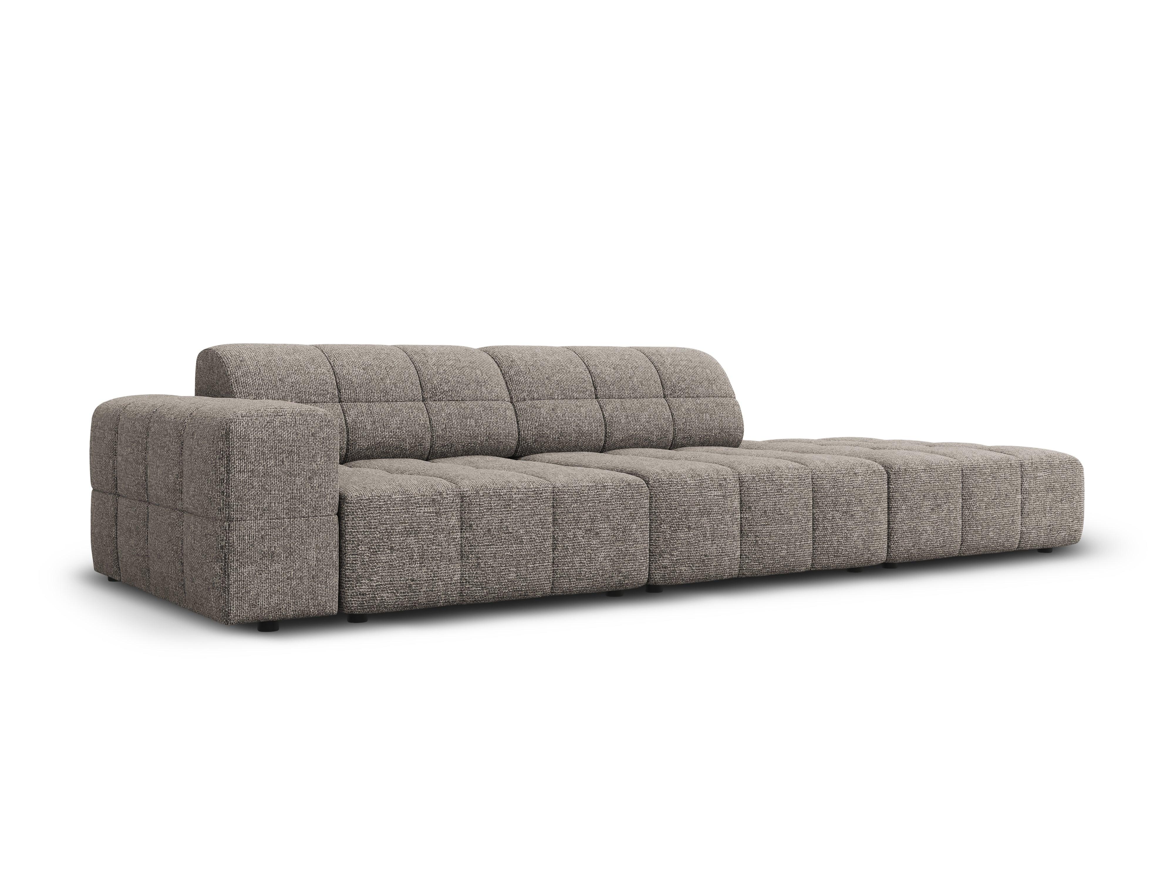 Sofa prawostronna 3-osobowa CHICAGO szary szenil - Image 7