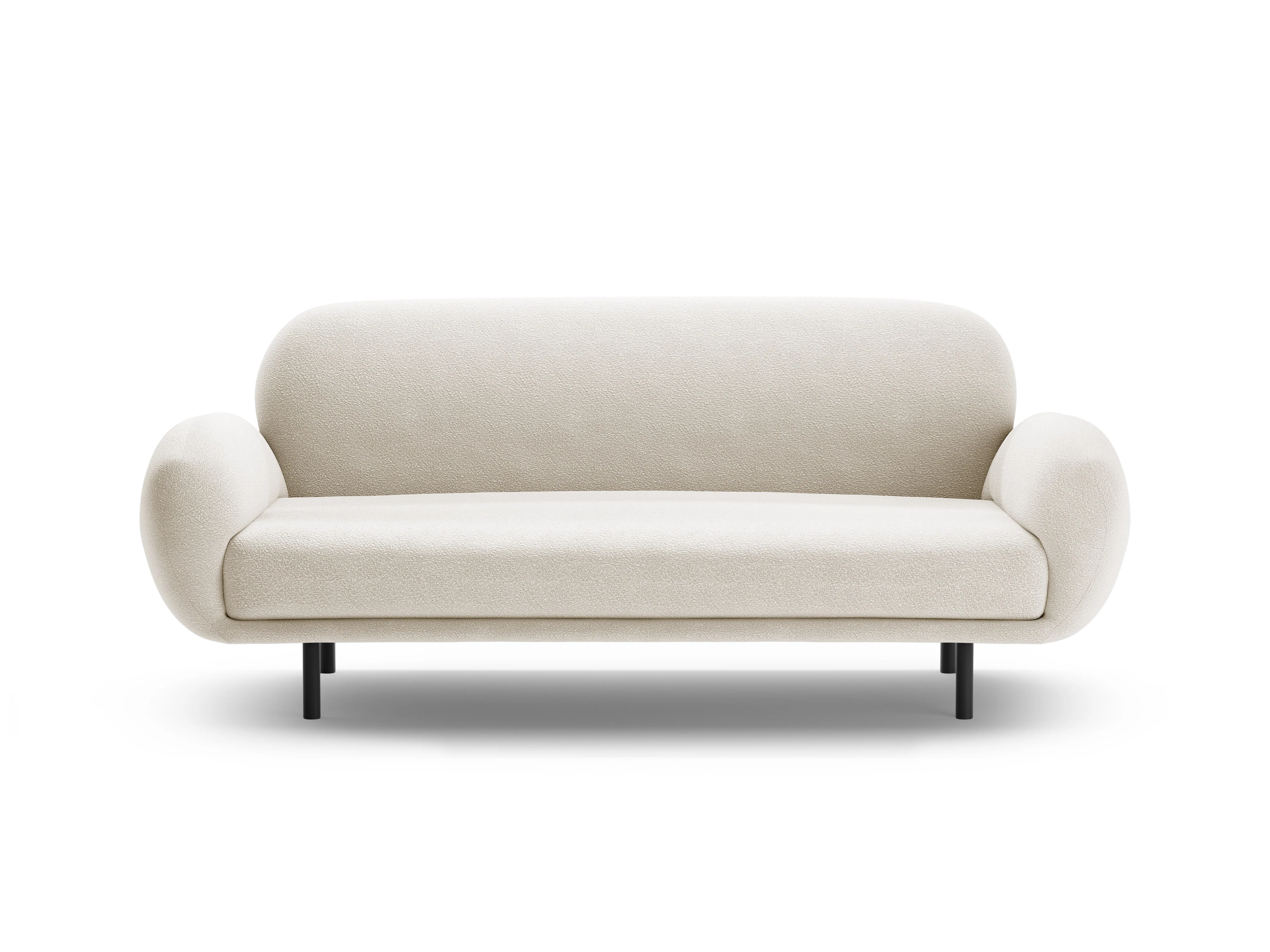 Sofa 2,5-osobowa POPPY biały boucle - Image 3