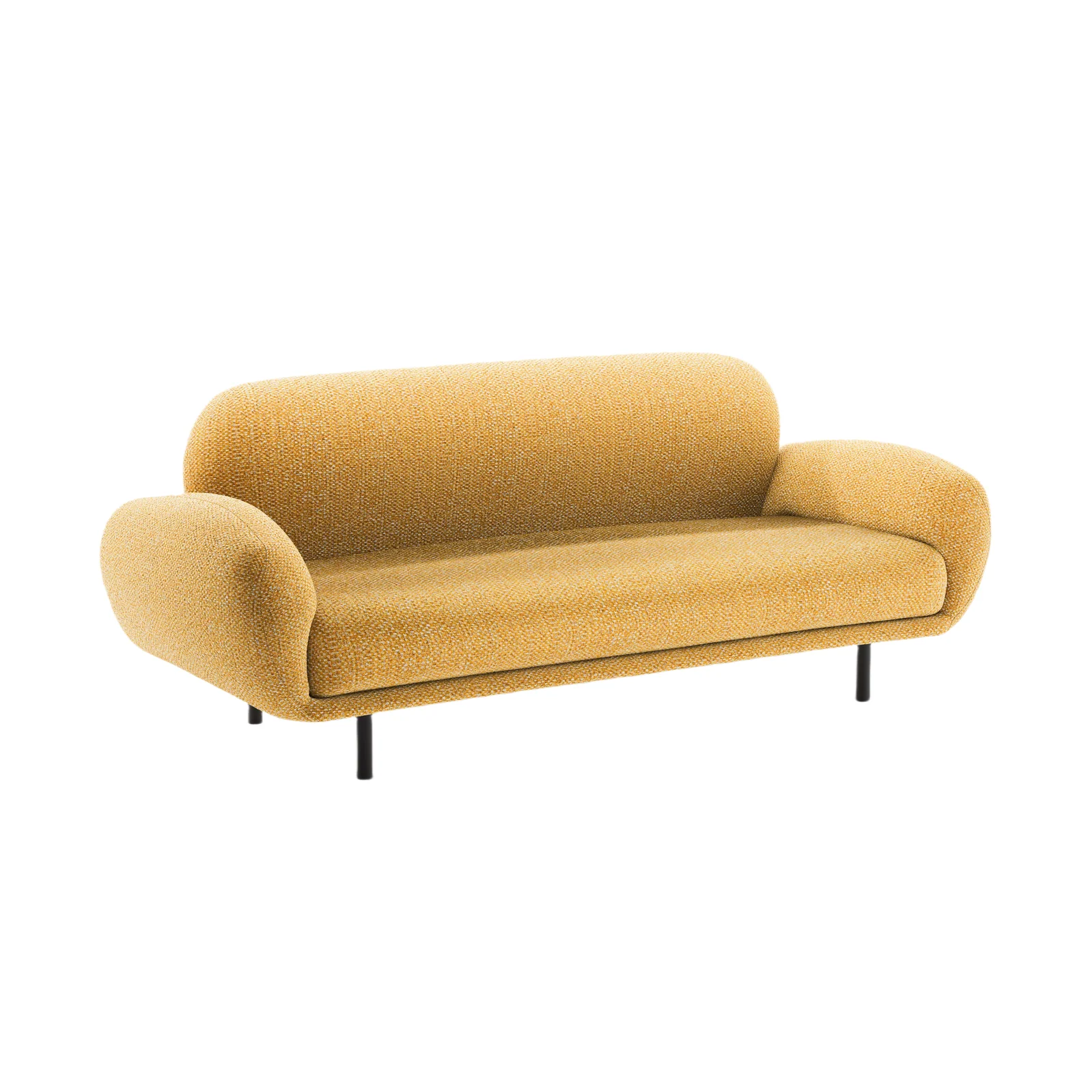 Sofa 2,5-osobowa POPPY musztardowy szenil