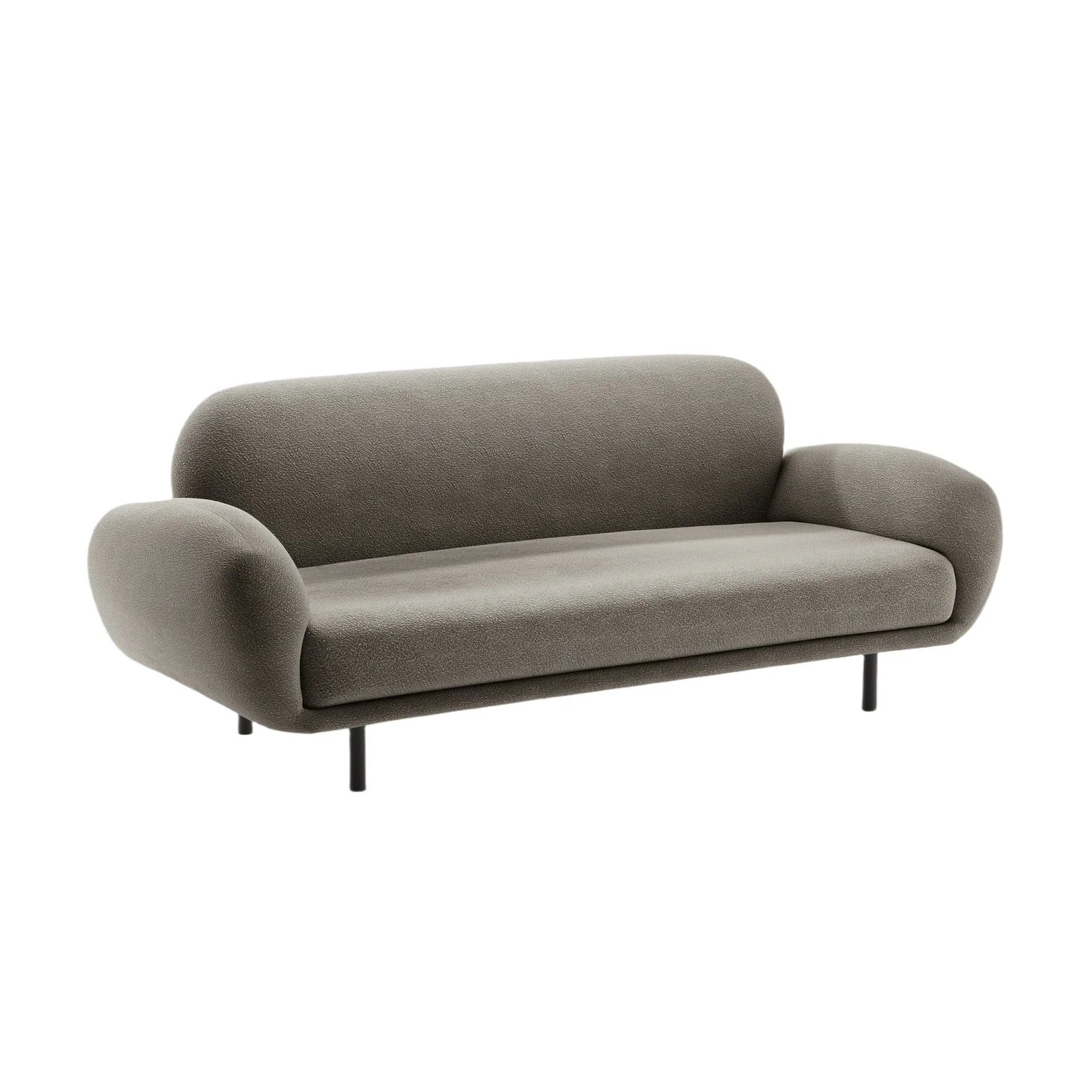 Sofa 2,5-osobowa POPPY szary boucle