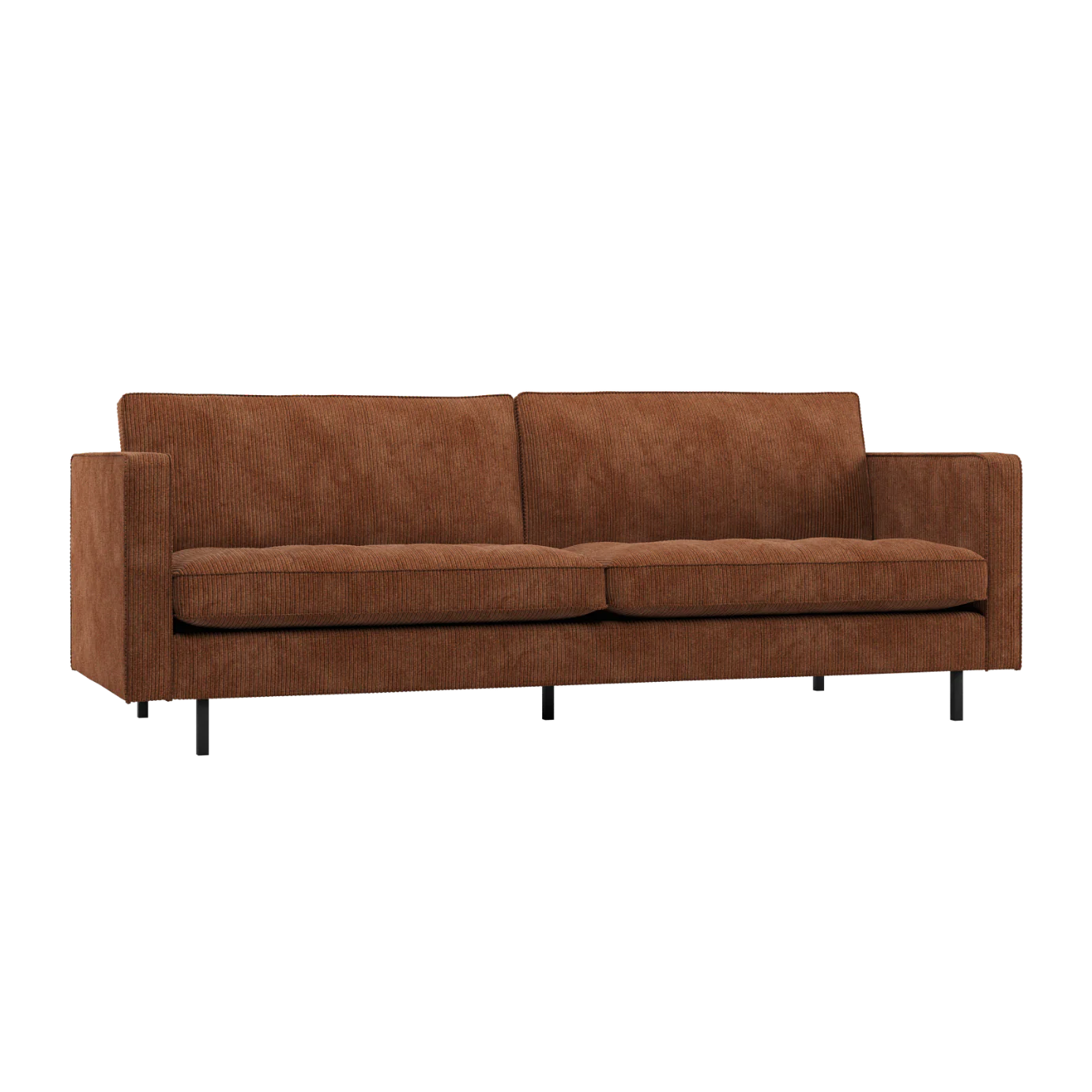 Sofa 2,5-osobowa RODEO CLASSIC rdzawy brązowy sztruks
