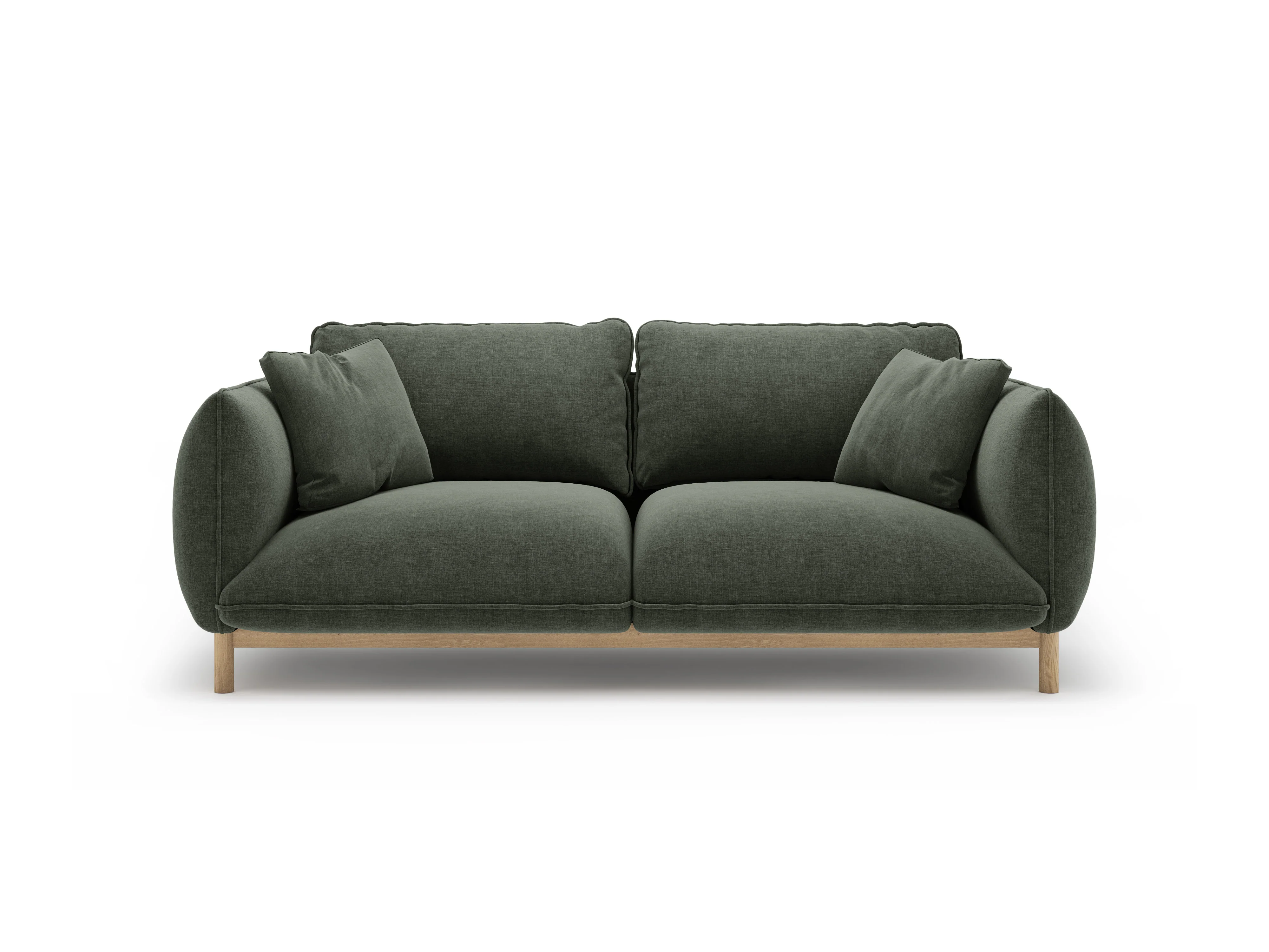 Sofa 2-osobowa ADA zielony szenil - Image 3