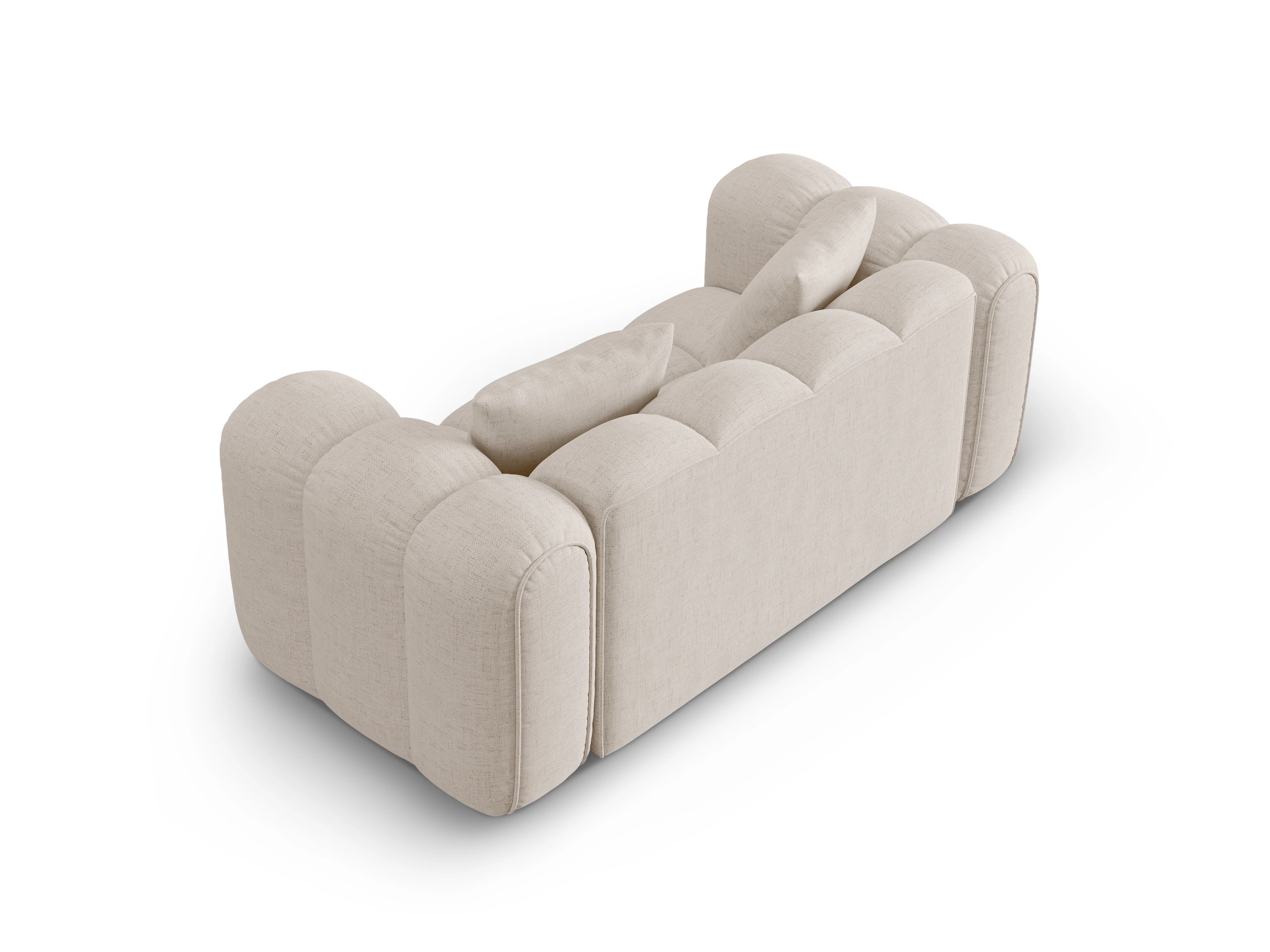 Sofa 2-osobowa ASTRO beżowy szenil - Image 4