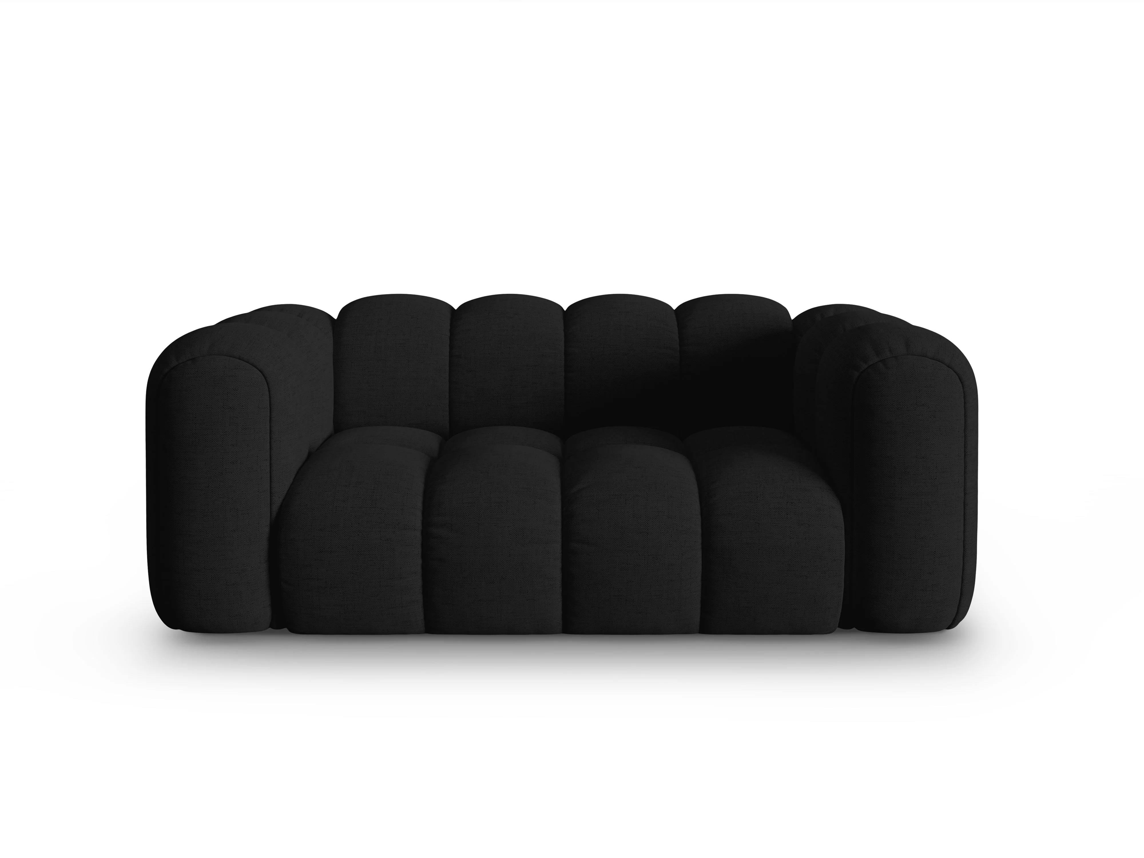 Sofa 2-osobowa ASTRO czarny szenil - Image 3