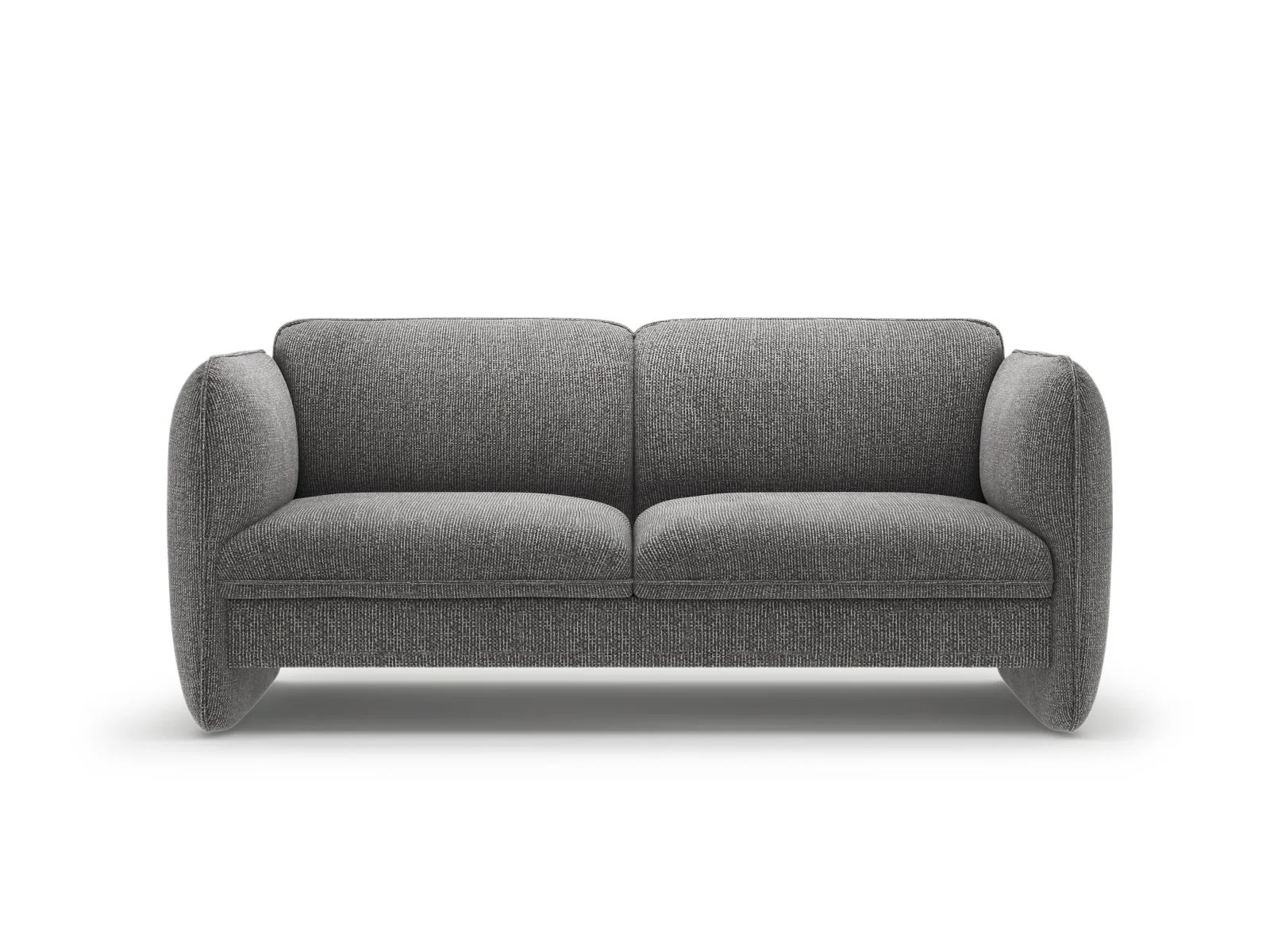 Sofa 2-osobowa GEORGIA ciemnoszary szenil - Image 3