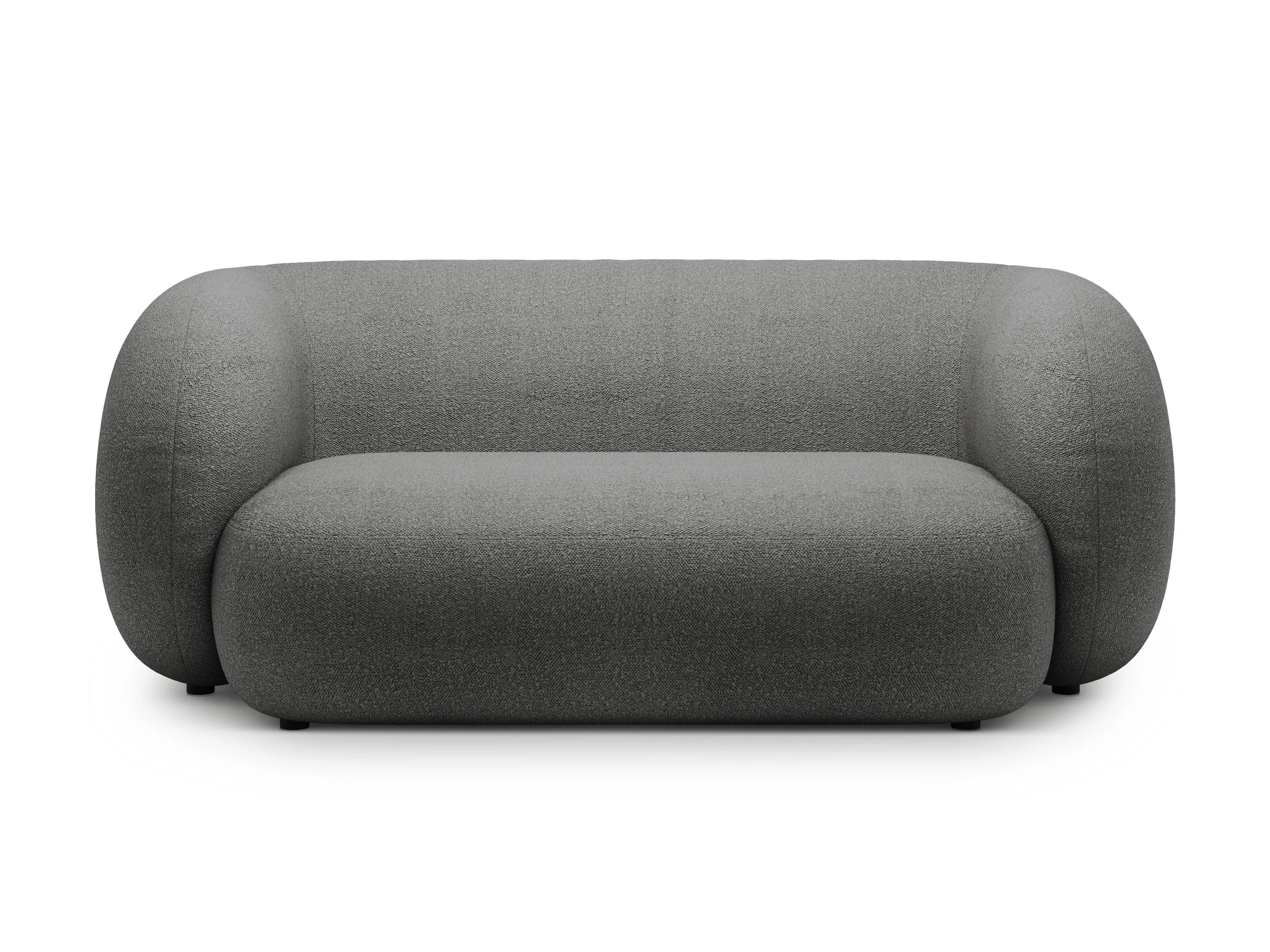 Sofa 2-osobowa KATE ciemnoszary boucle - Image 2
