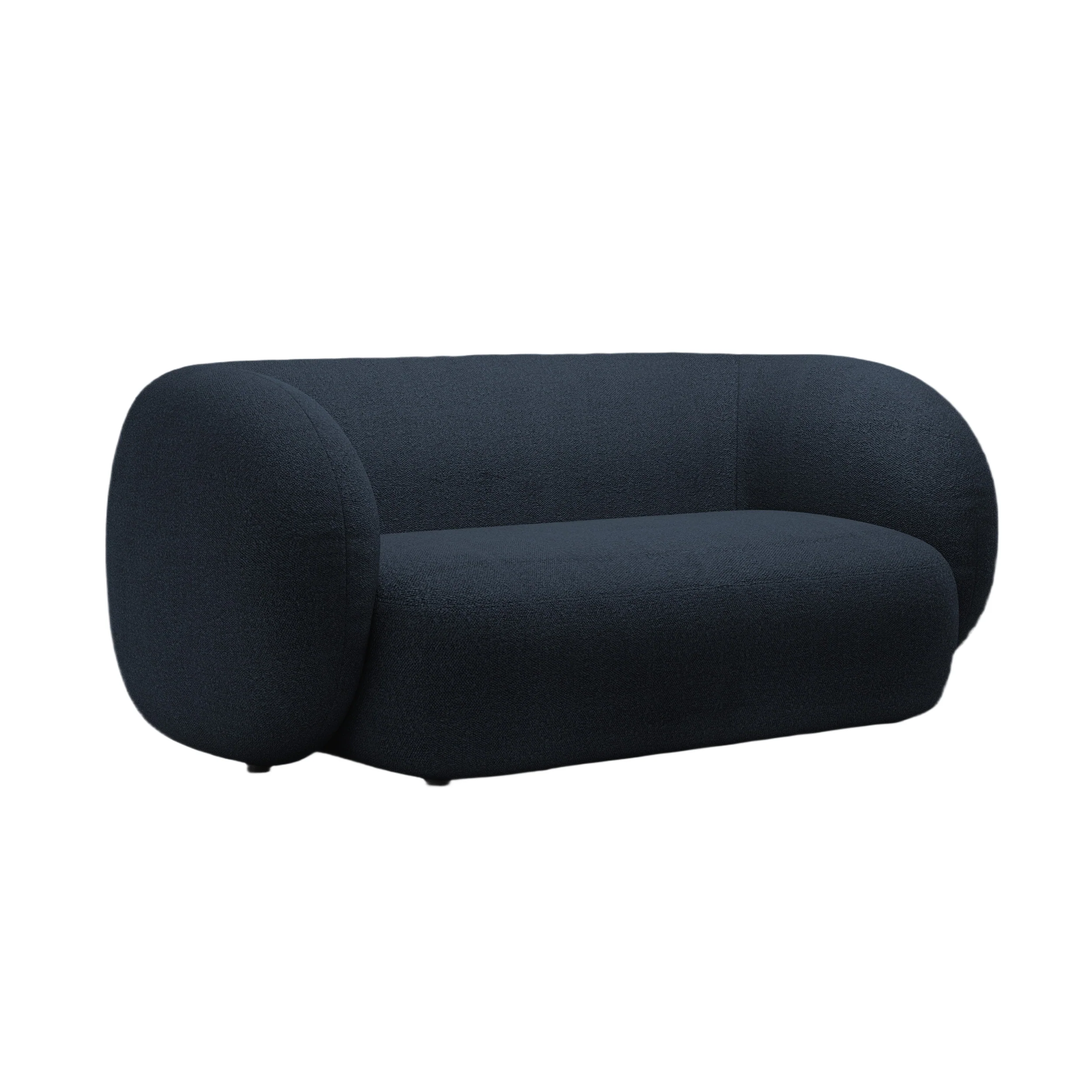 Sofa 2-osobowa KATE granatowy boucle