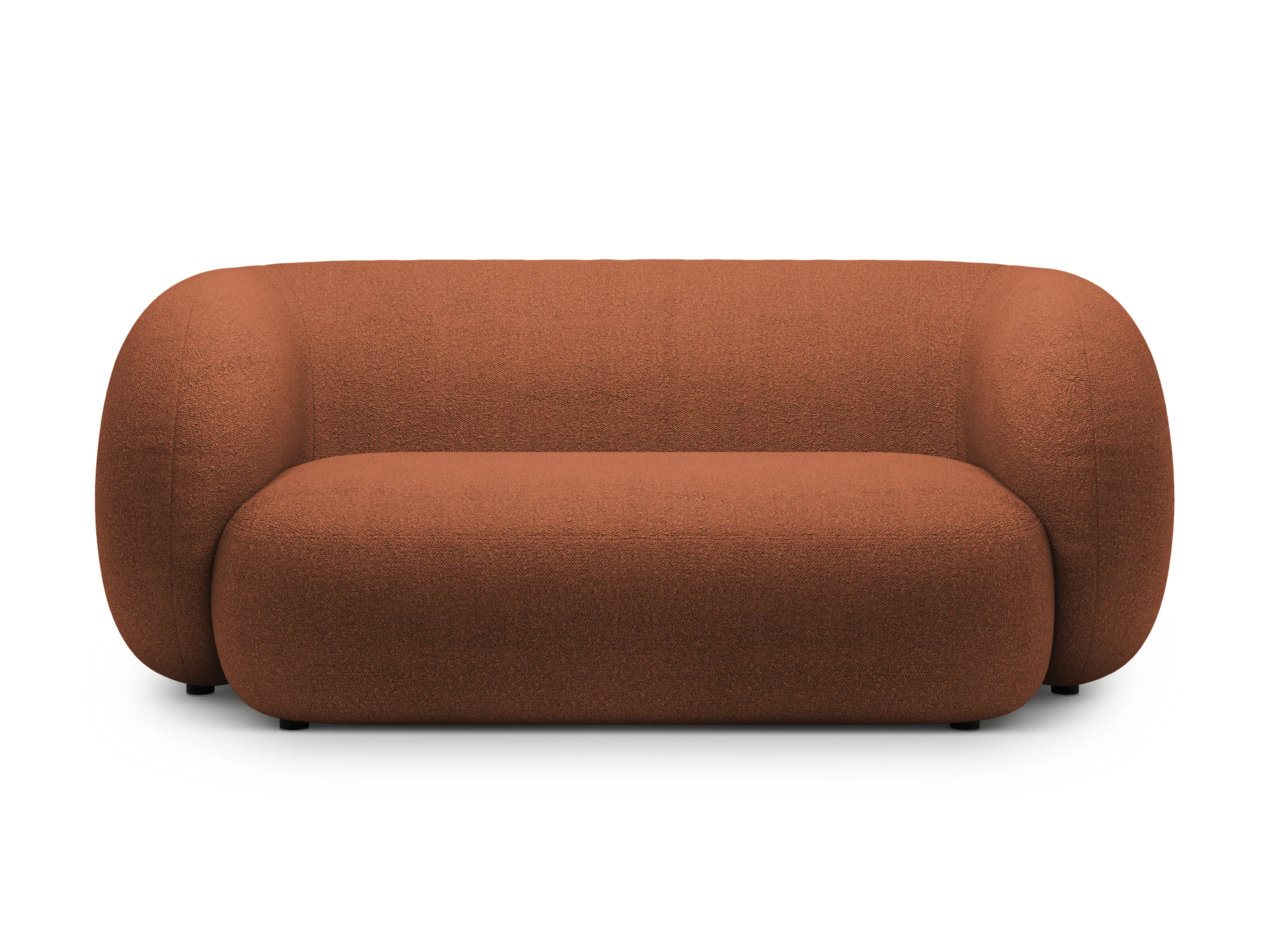 Sofa 2-osobowa KATE terracotta boucle - Image 2