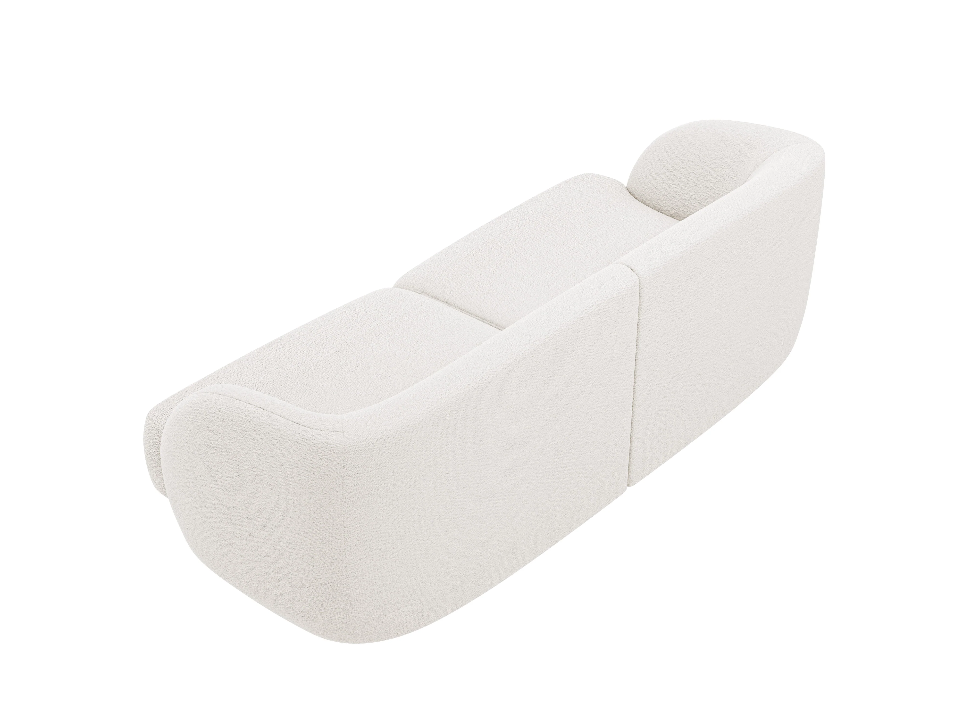 Sofa 2-osobowa MILEY biały boucle - Image 3
