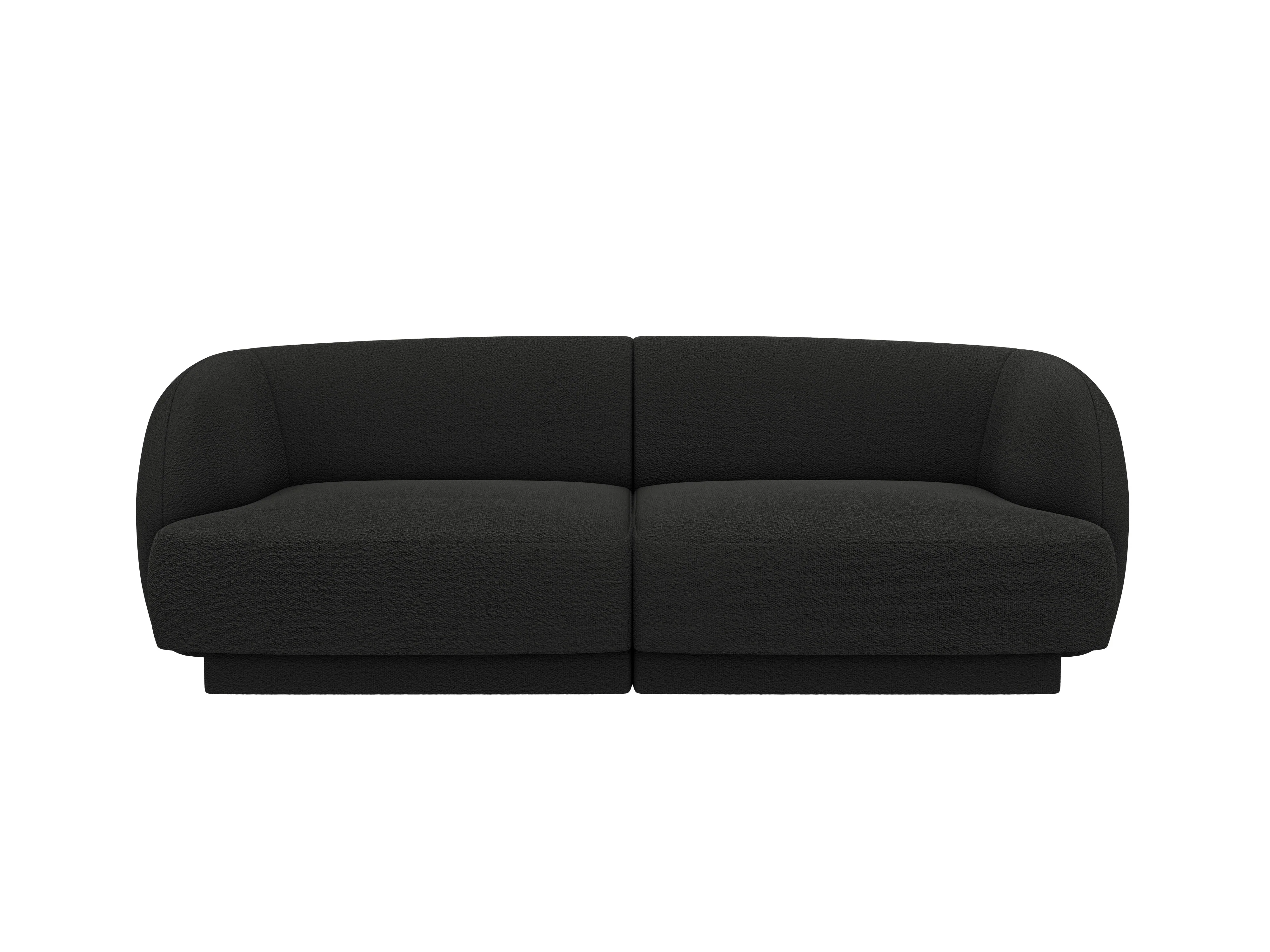Sofa 2-osobowa MILEY czarny boucle - Image 2