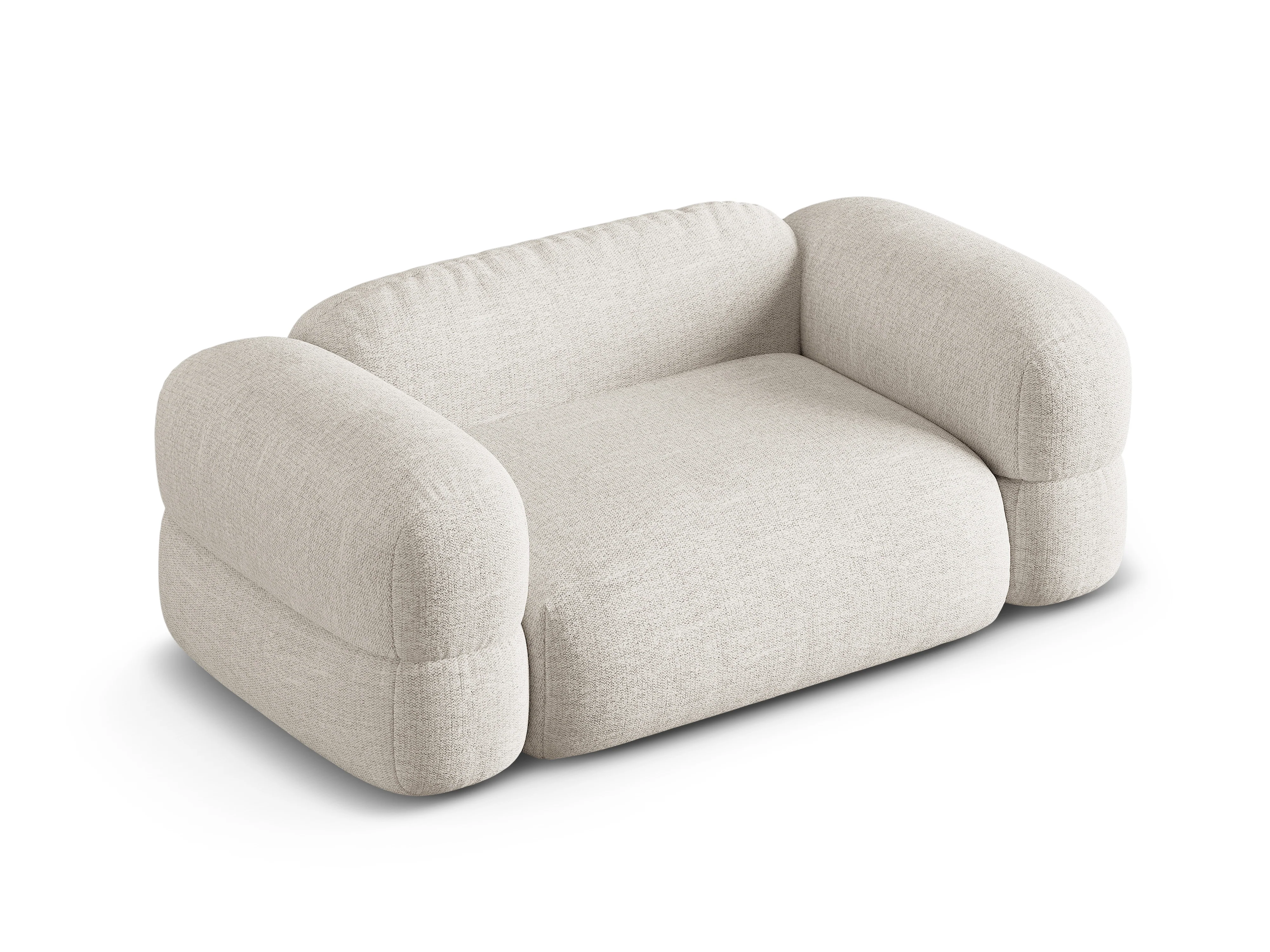 Sofa 2-osobowa ROGER beżowy szenil - Image 4