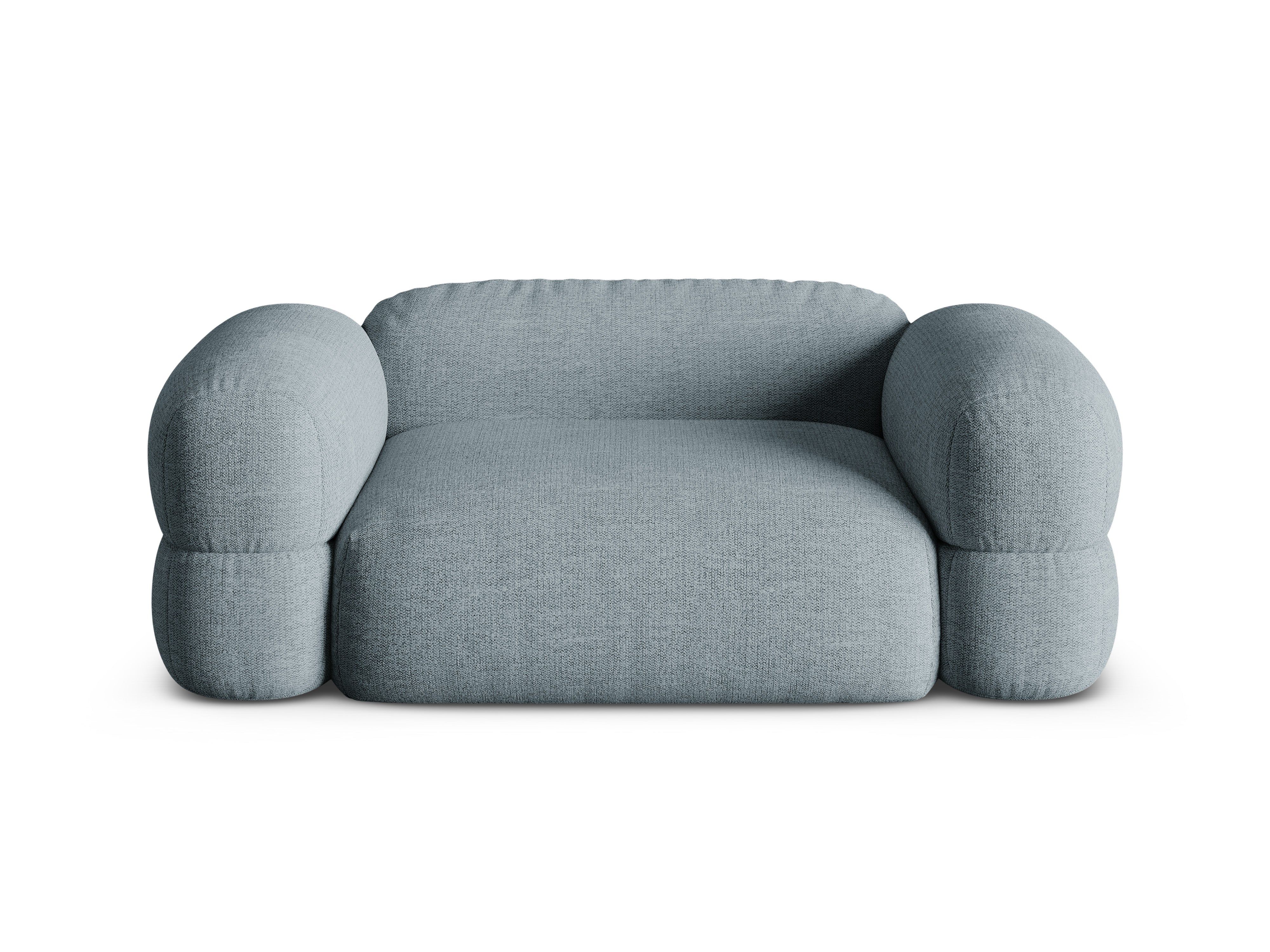 Sofa 2-osobowa ROGER błękitny szenil - Image 3