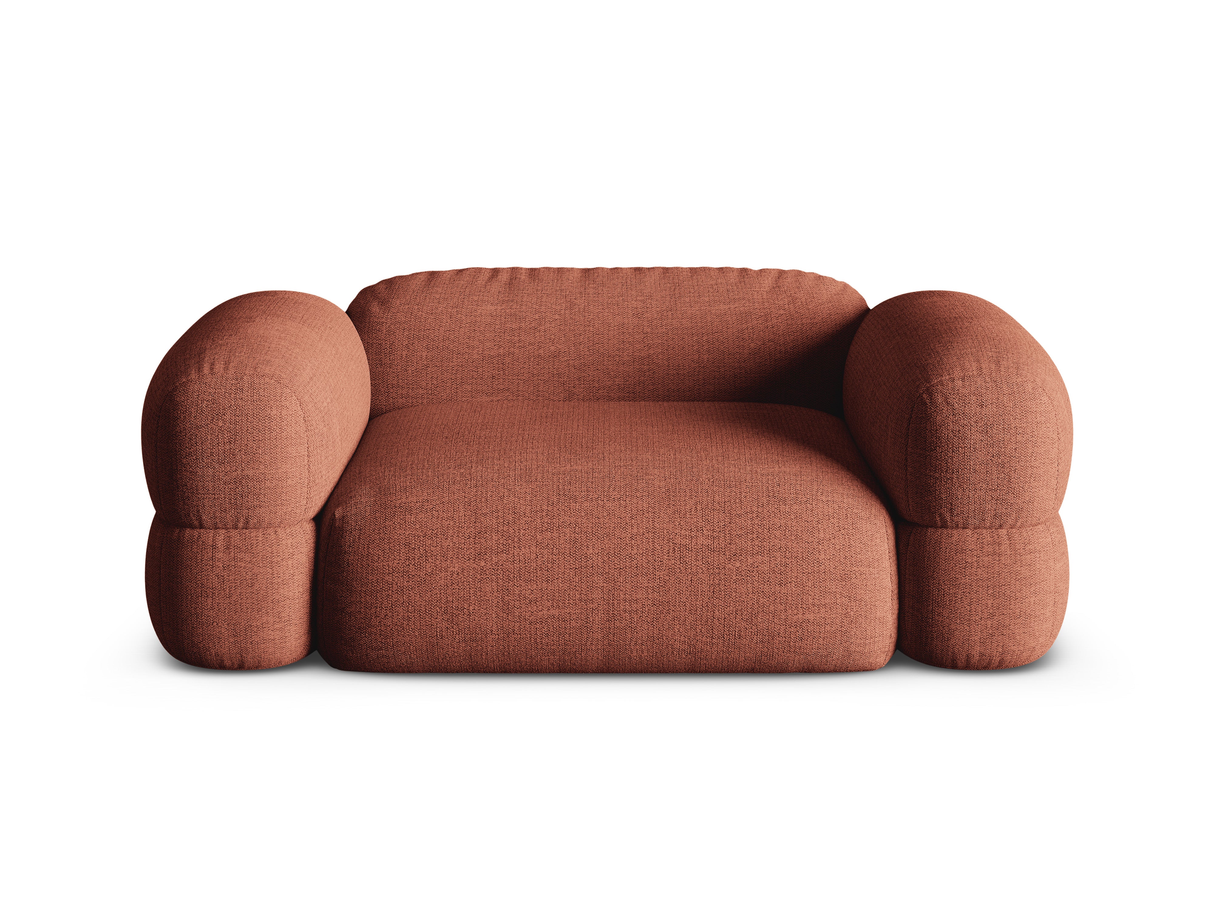 Sofa 2-osobowa ROGER koralowy szenil - Image 3