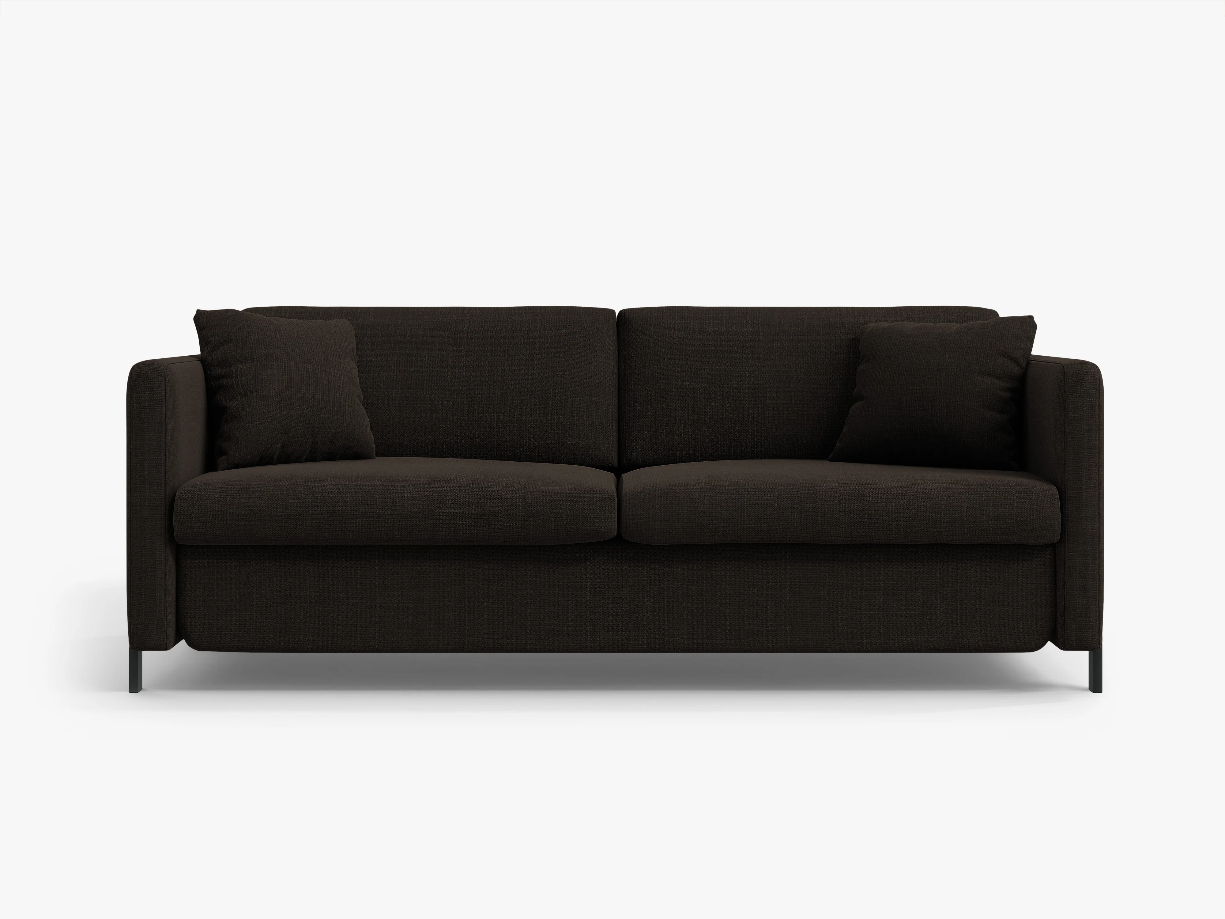 Sofa 2-osobowa z funkcją spania GLORIA ciemnoszary szenil - Image 3