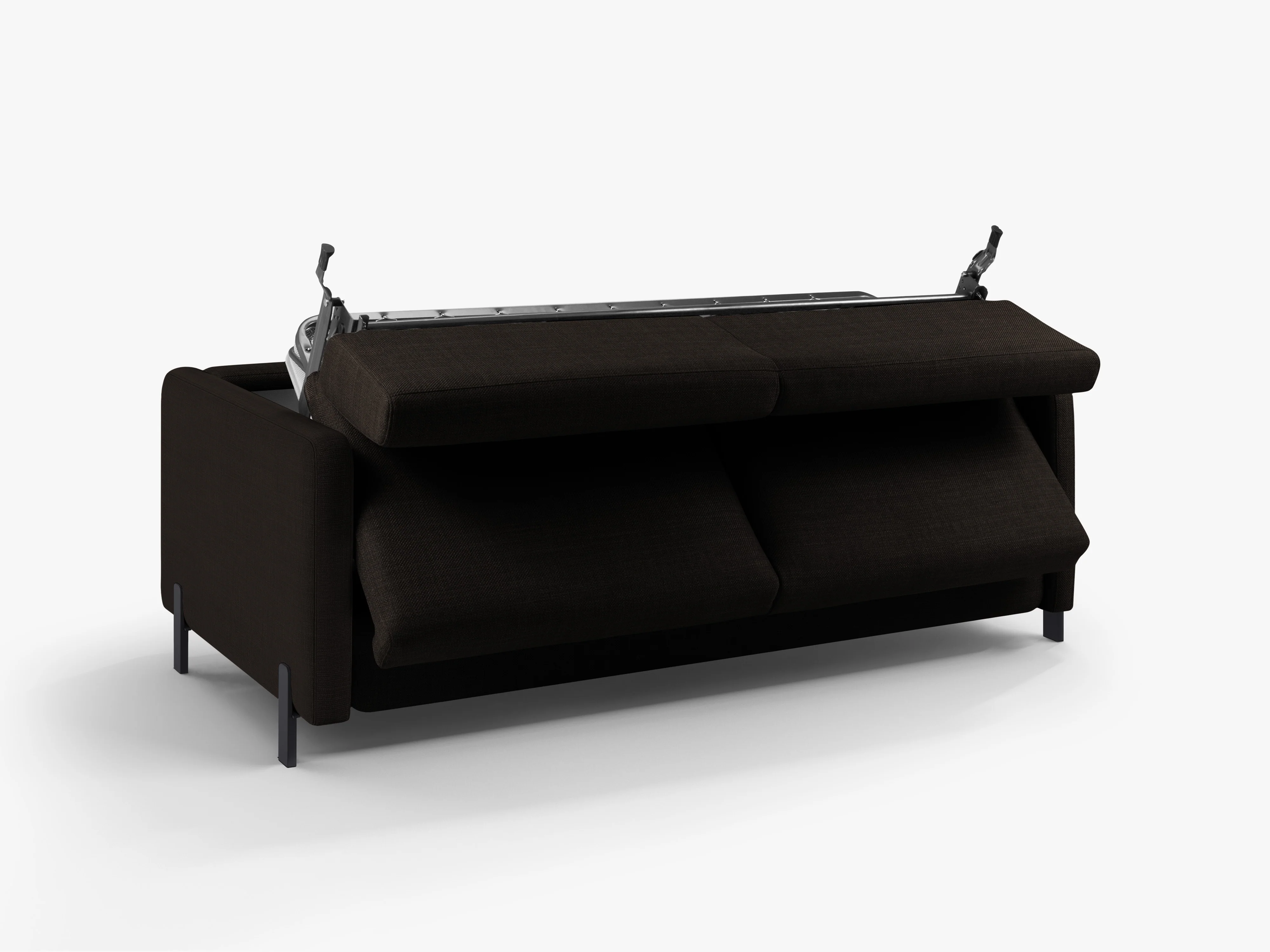 Sofa 2-osobowa z funkcją spania GLORIA ciemnoszary szenil - Image 4