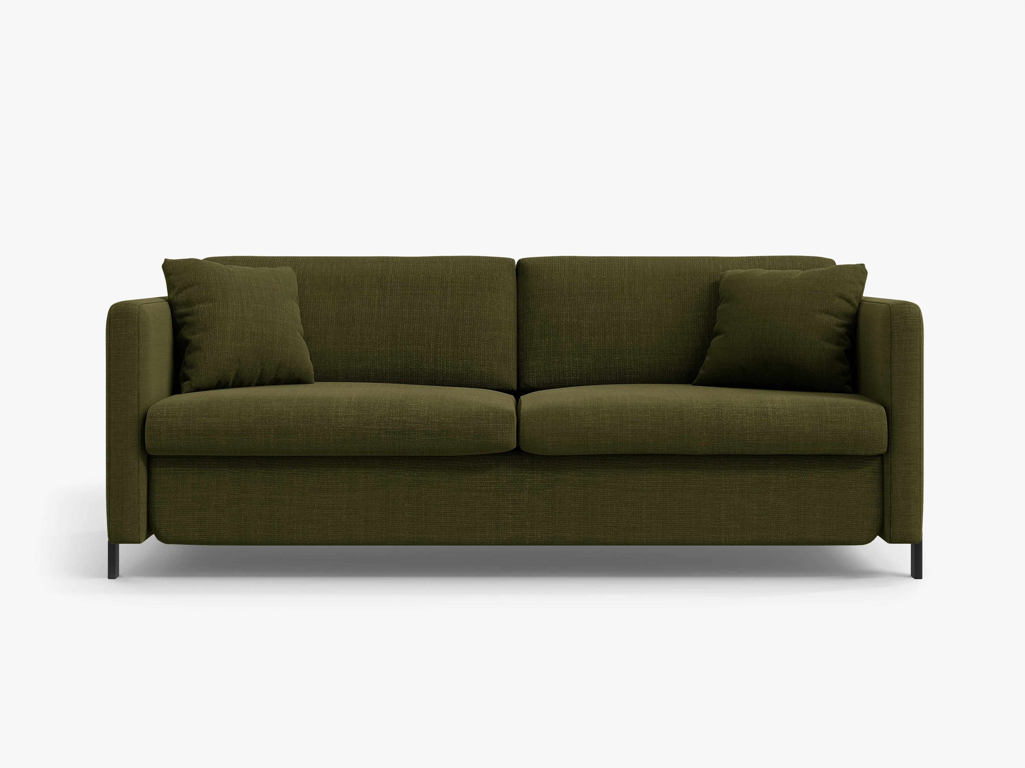 Sofa 2-osobowa z funkcją spania GLORIA zielony szenil - Image 3