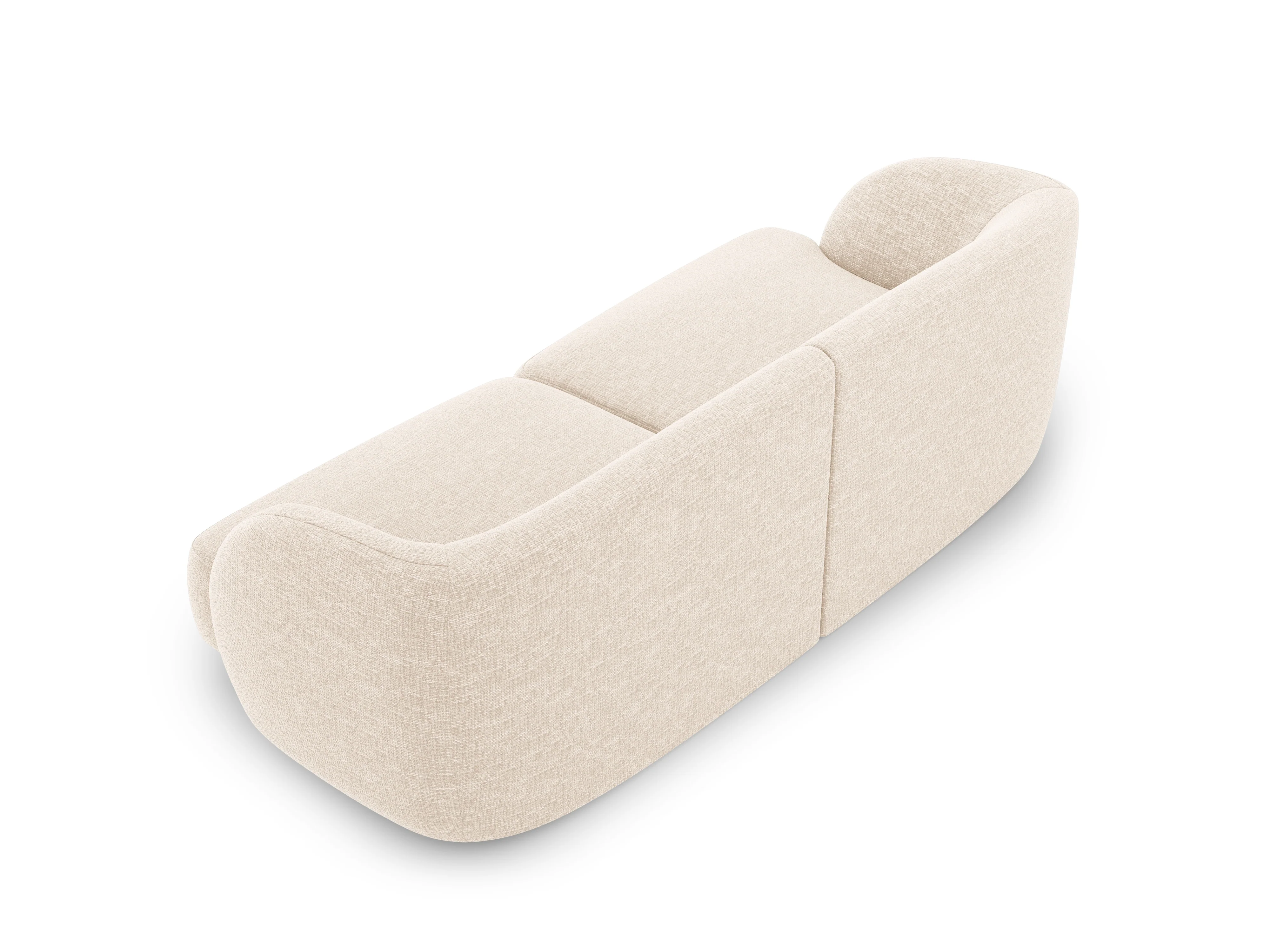 Sofa 2-osobowa MILEY kość słoniowa szenil - Image 3