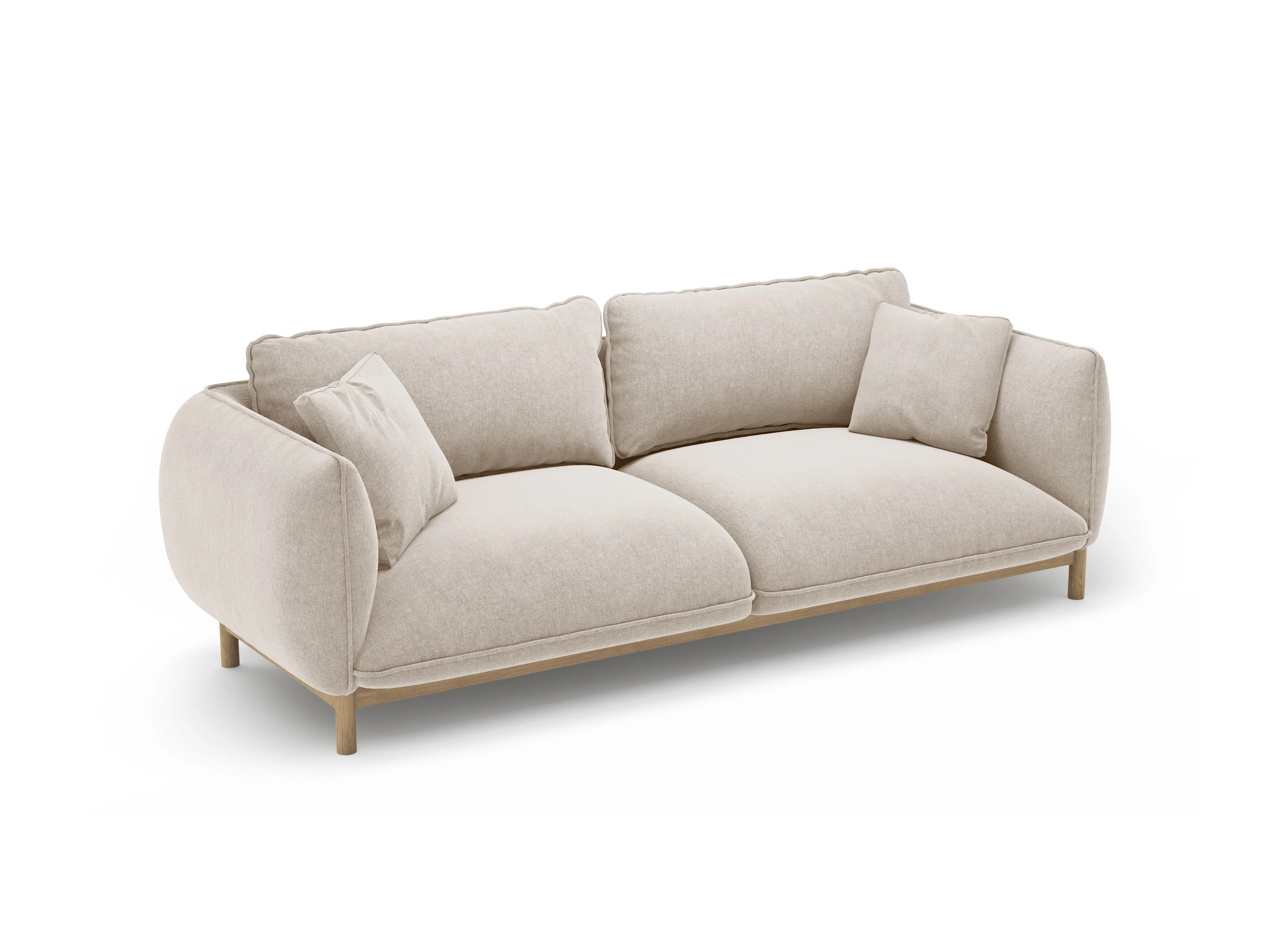 Sofa 3-osobowa ADA jasnobeżowy szenil - Image 5