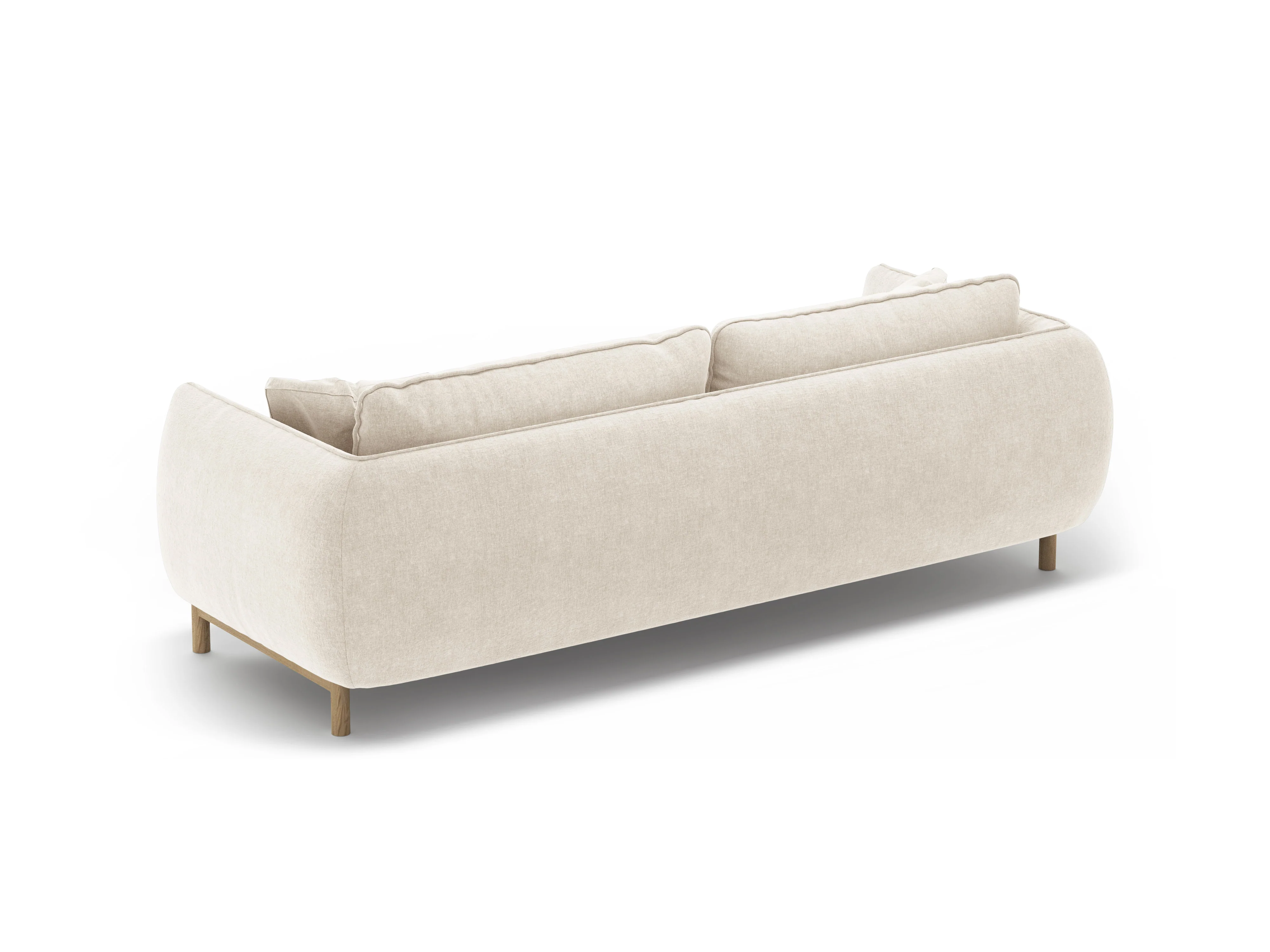 Sofa 3-osobowa ADA kość słoniowa szenil - Image 4