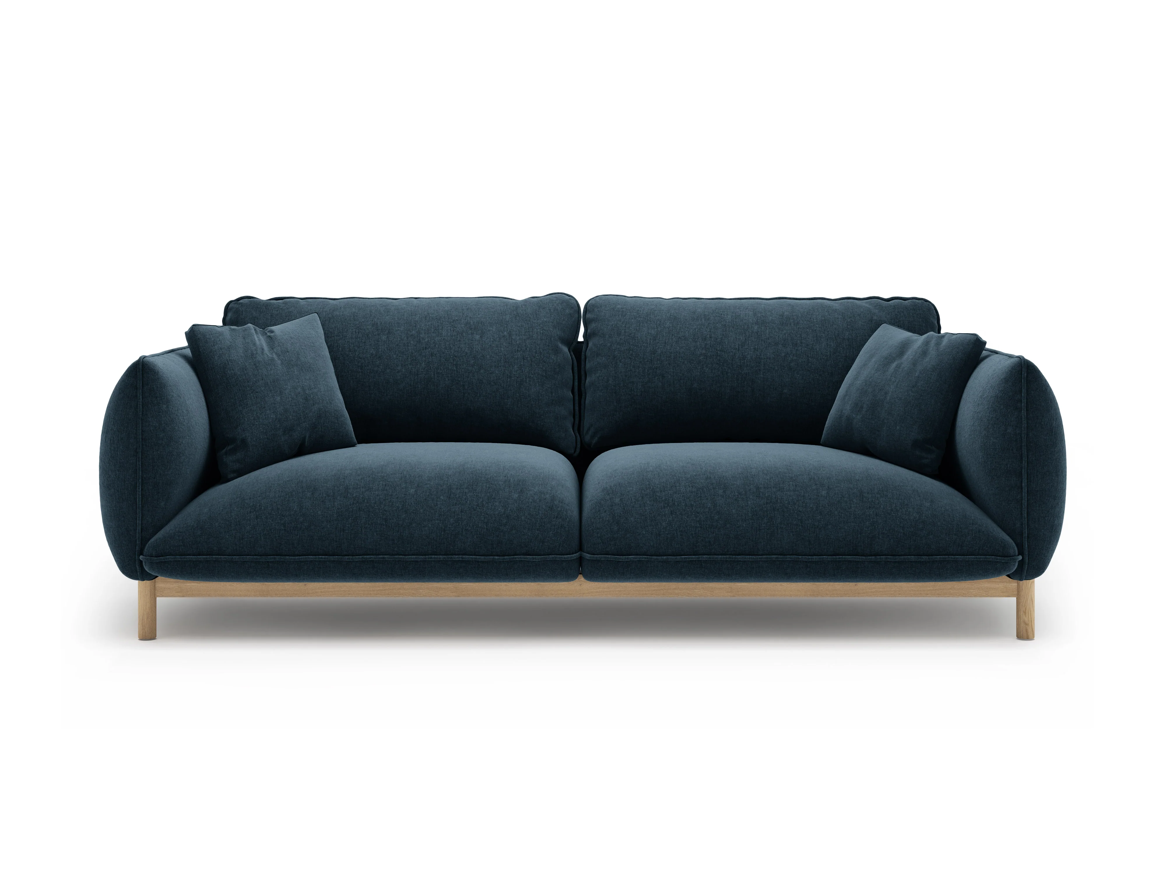 Sofa 3-osobowa ADA morski niebieski szenil - Image 3