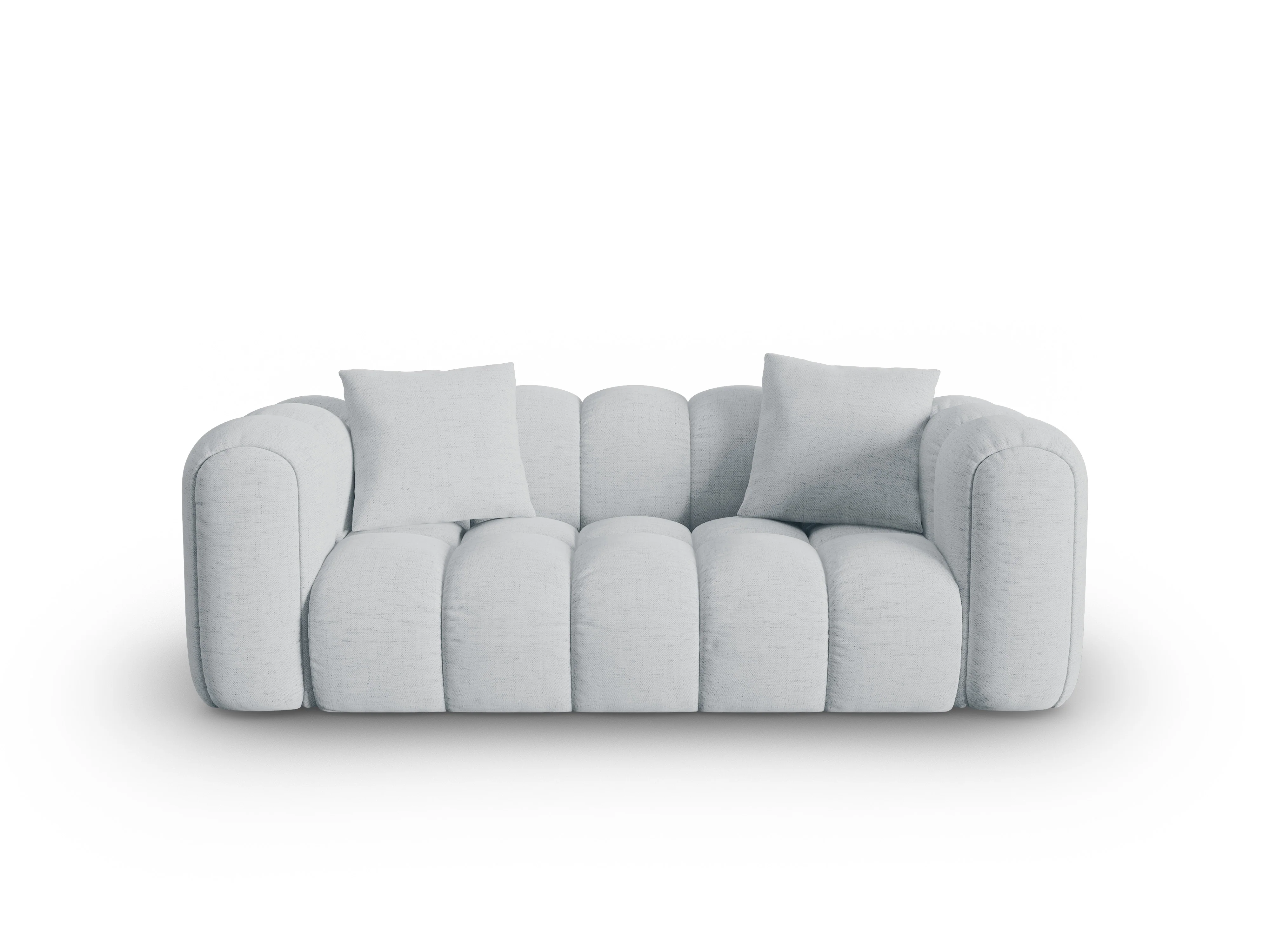 Sofa 3-osobowa ASTRO jasnoszary szenil - Image 2