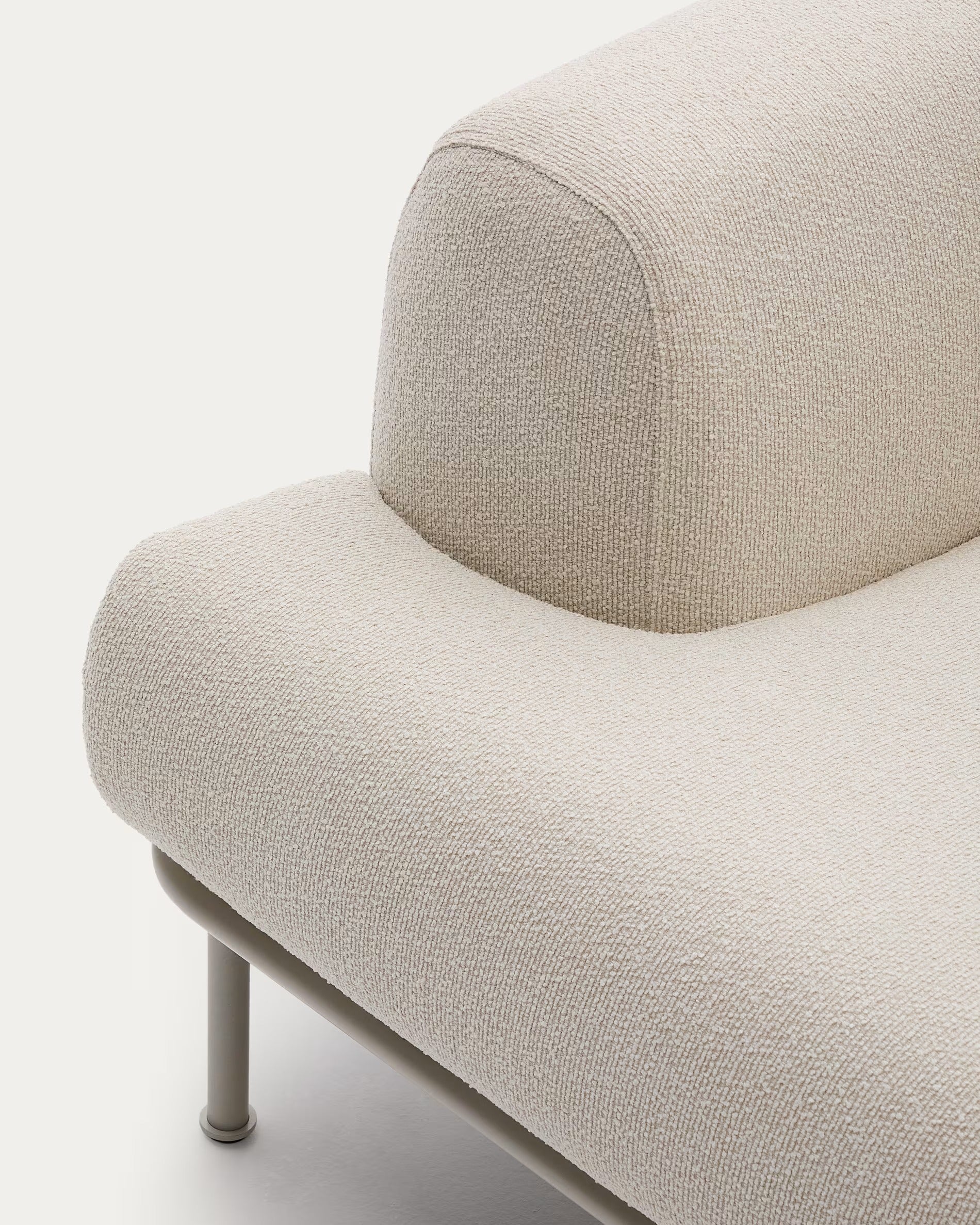Sofa 3-osobowa AURUM ecru szenil z beżową podstawą - Image 20