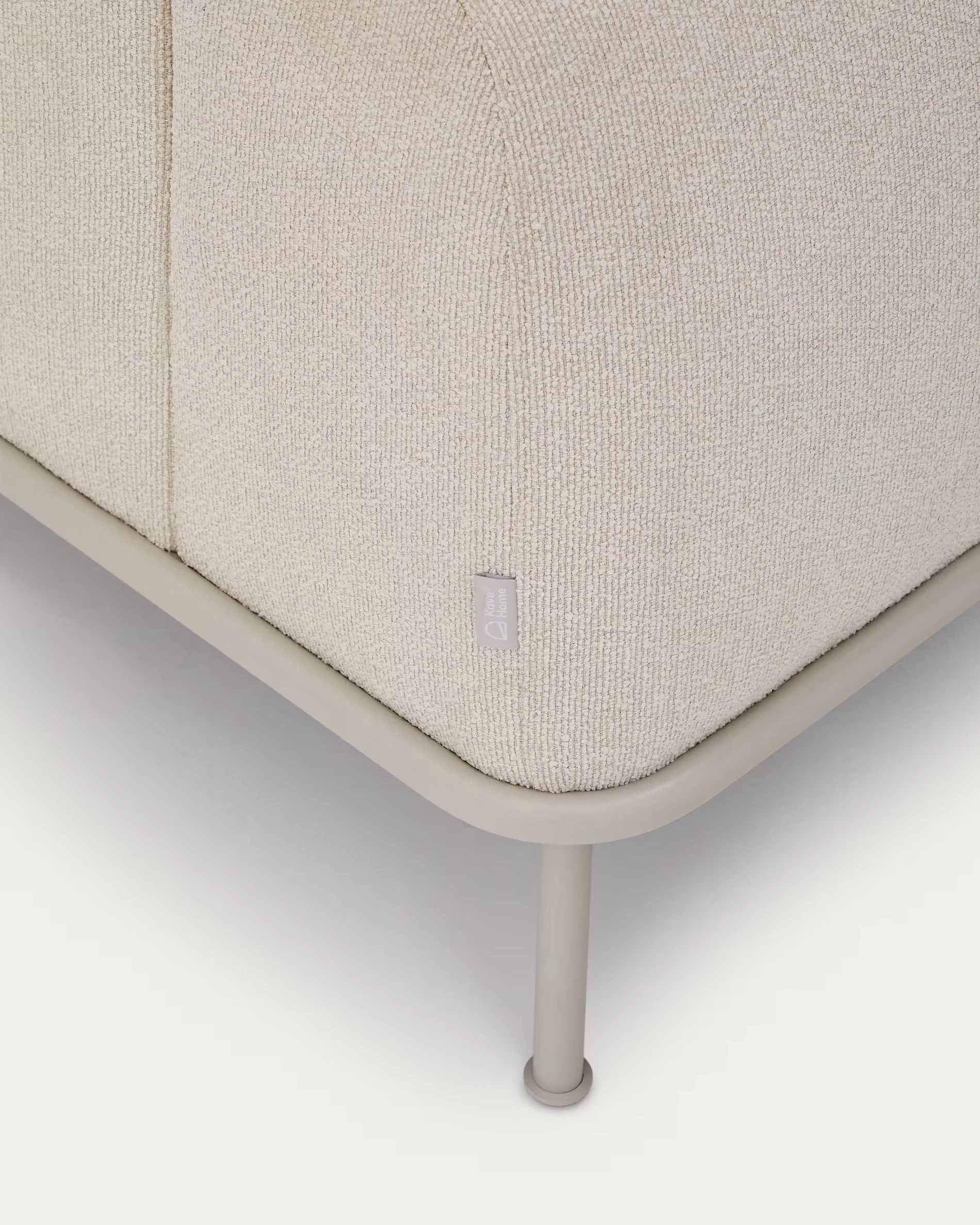 Sofa 3-osobowa AURUM ecru szenil z beżową podstawą - Image 21