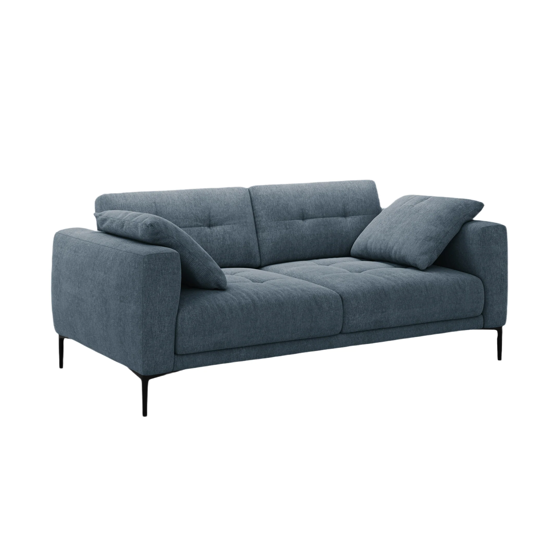 Sofa 3-osobowa BEMY ciemnoniebieski szenil