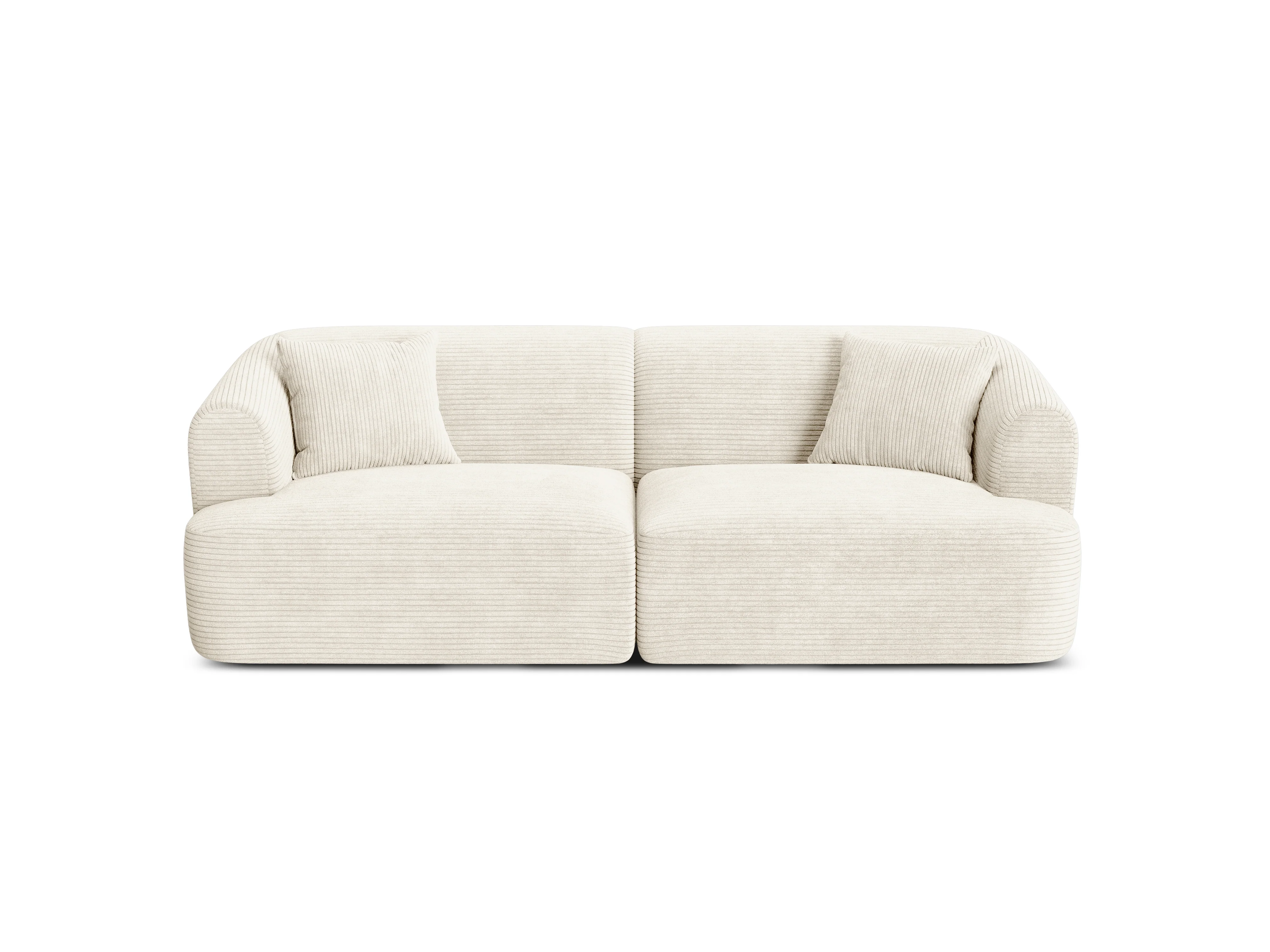 Sofa 3-osobowa CAMPI kremowy sztruks - Image 5