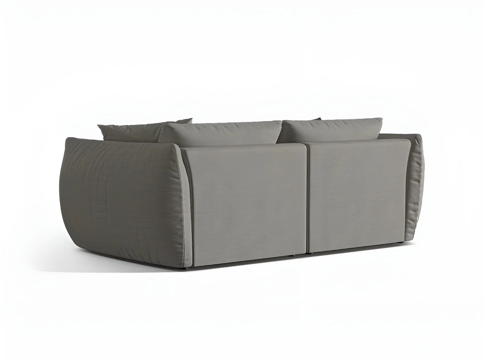 Sofa 3-osobowa CHRIS ciemnoszary szenil - Image 5