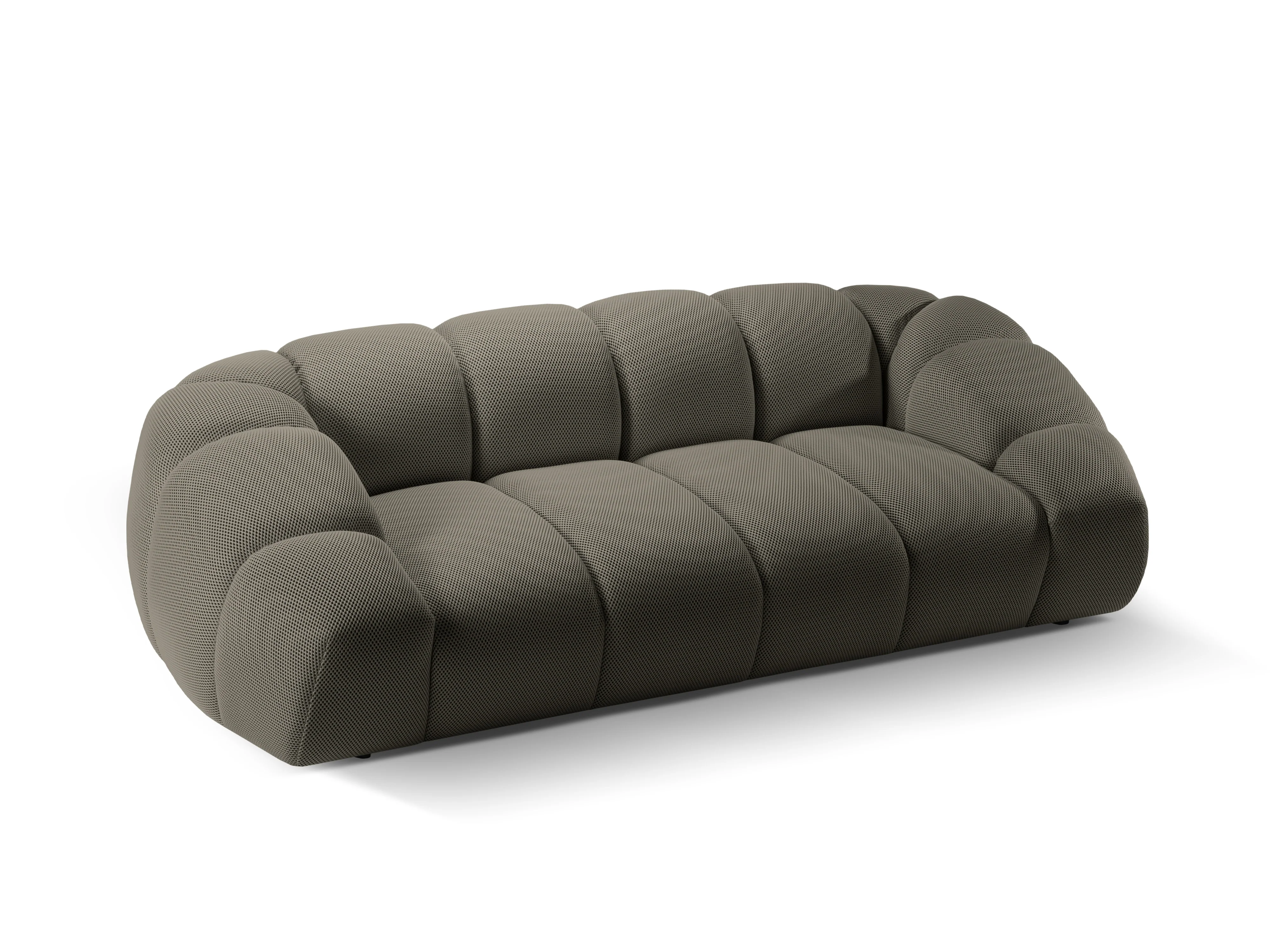 Sofa 3-osobowa DIANA stalowy - Image 4