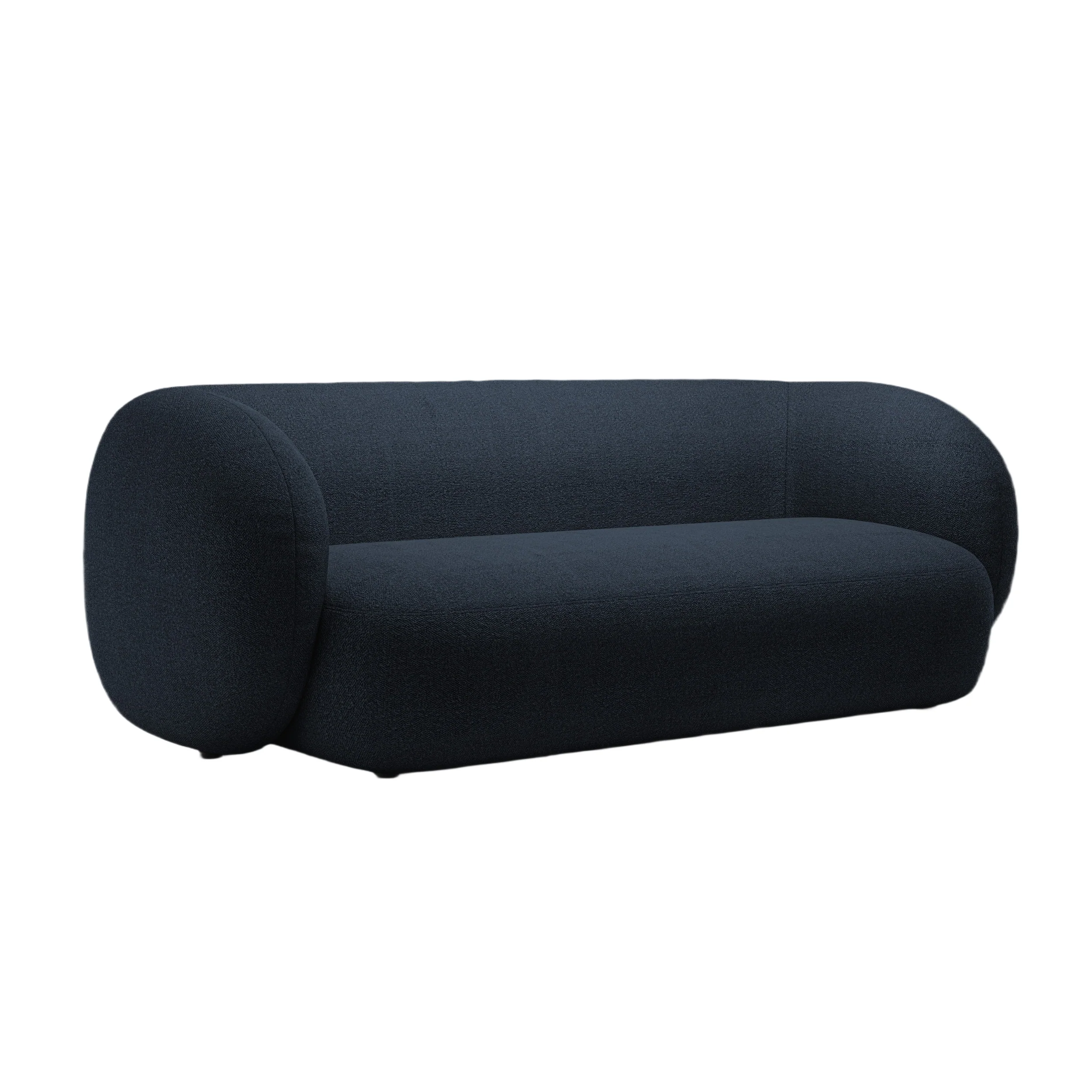 Sofa 3-osobowa KATE granatowy boucle