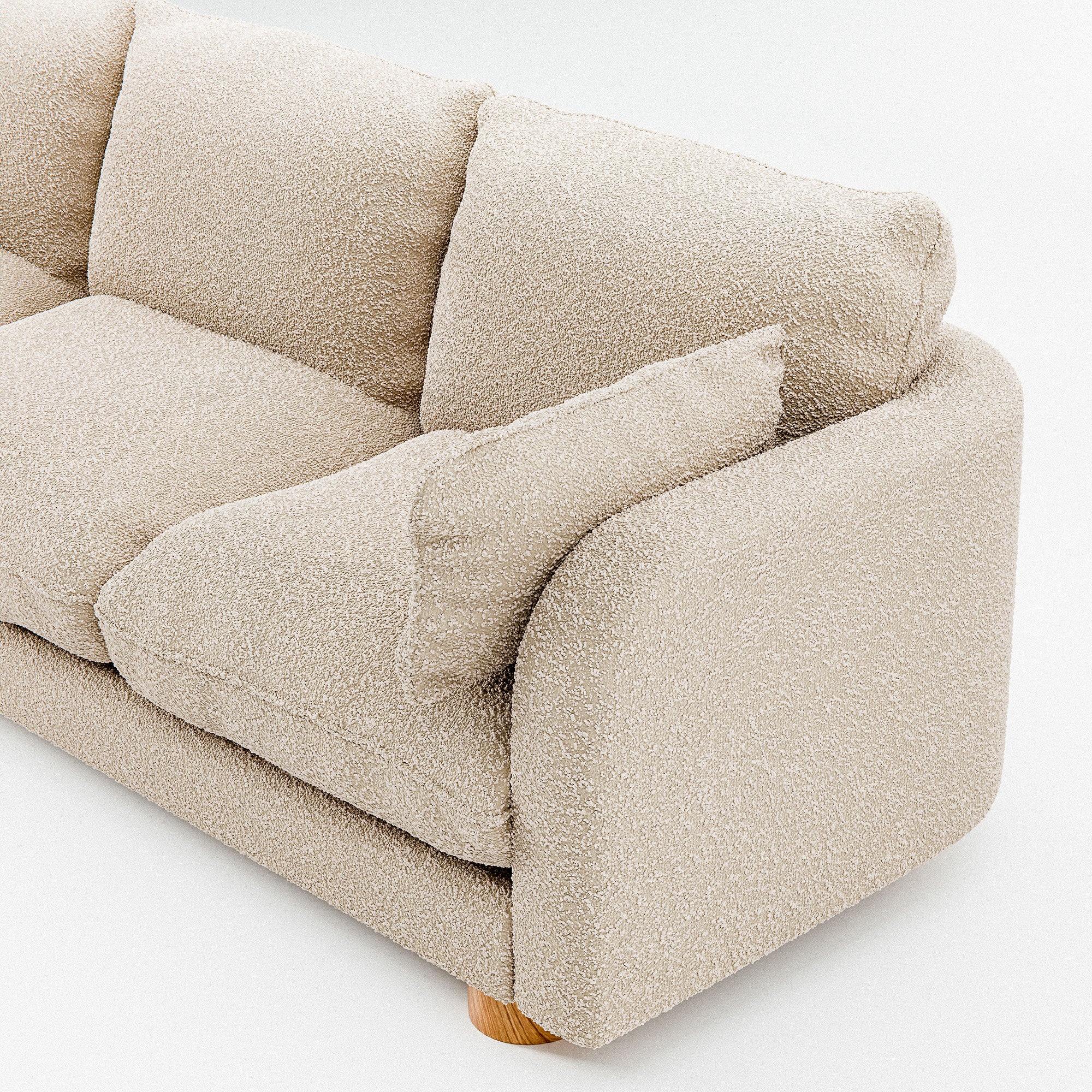 Sofa 3-osobowa MILES beżowy boucle - Image 6