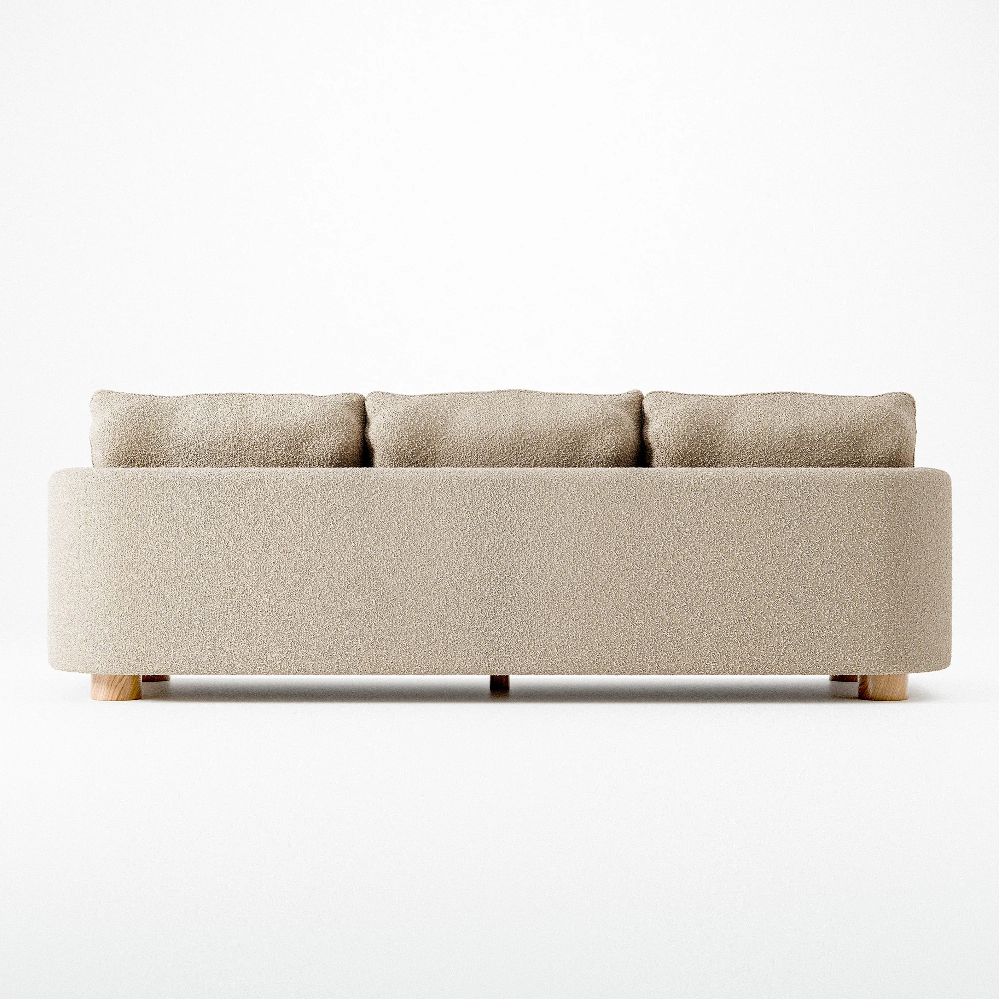 Sofa 3-osobowa MILES beżowy boucle - Image 8