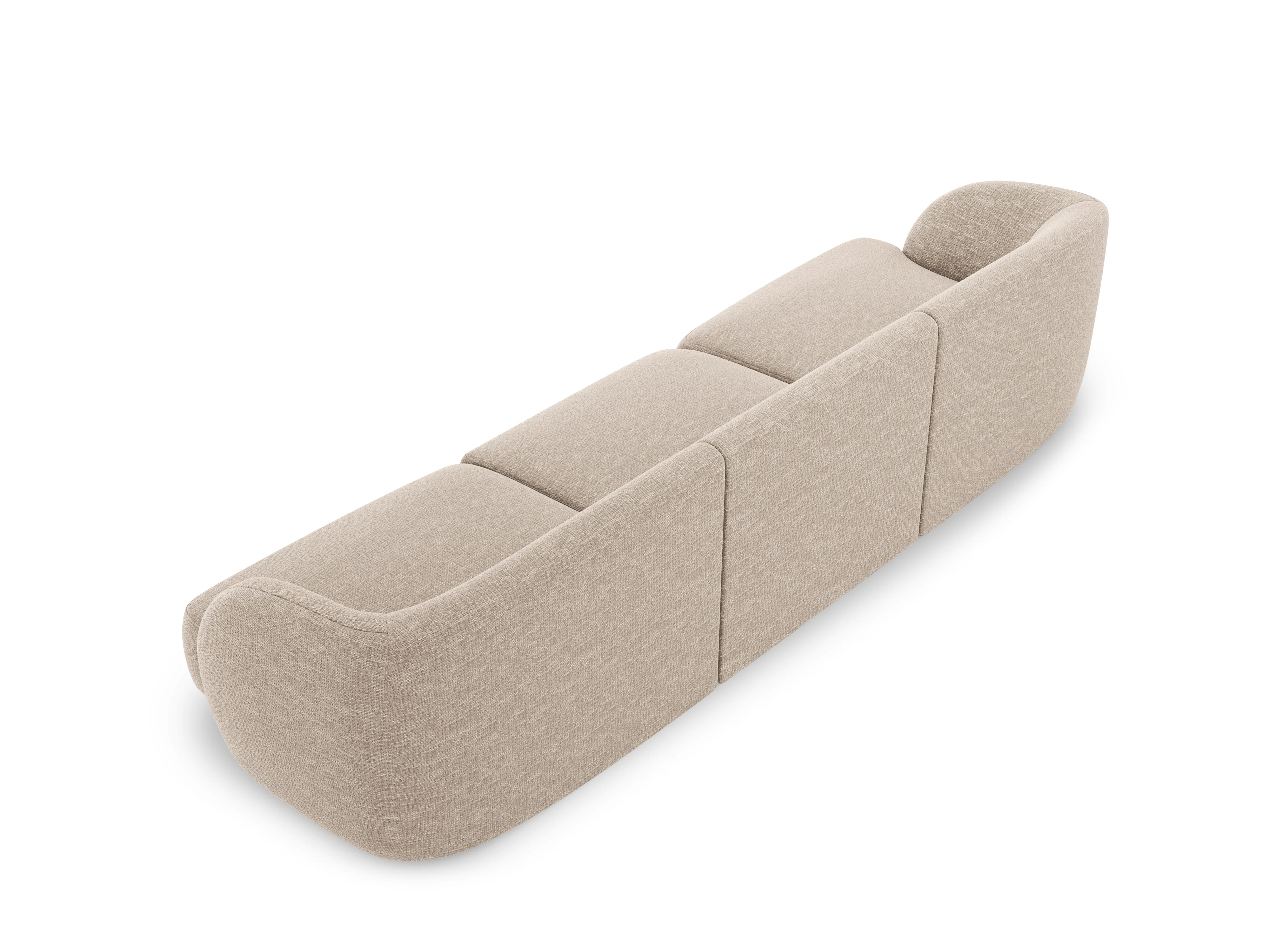Sofa 3-osobowa MILEY beżowy szenil - Image 3