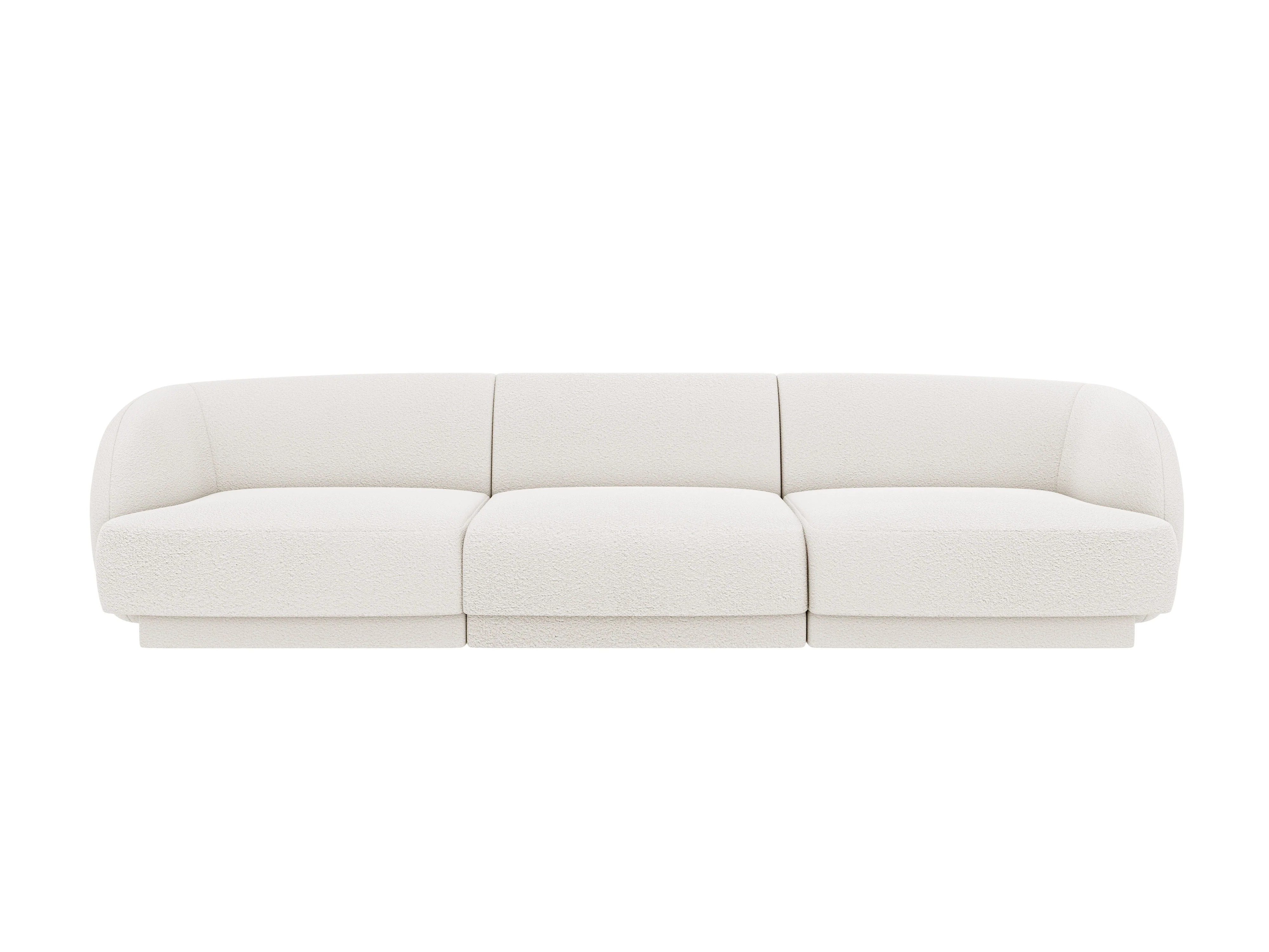 Sofa 3-osobowa MILEY biały boucle - Image 2