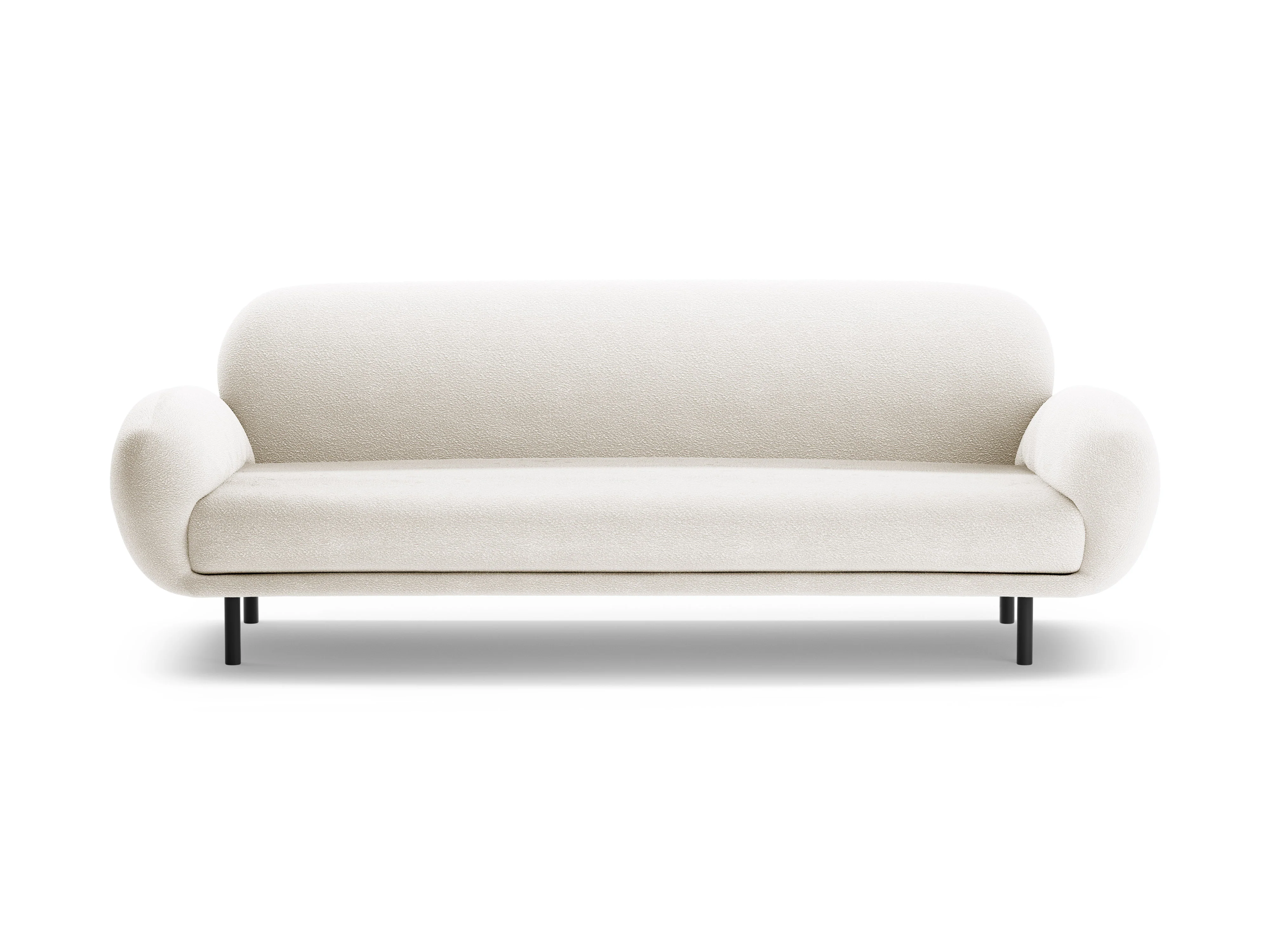 Sofa 3-osobowa POPPY biały boucle - Image 3